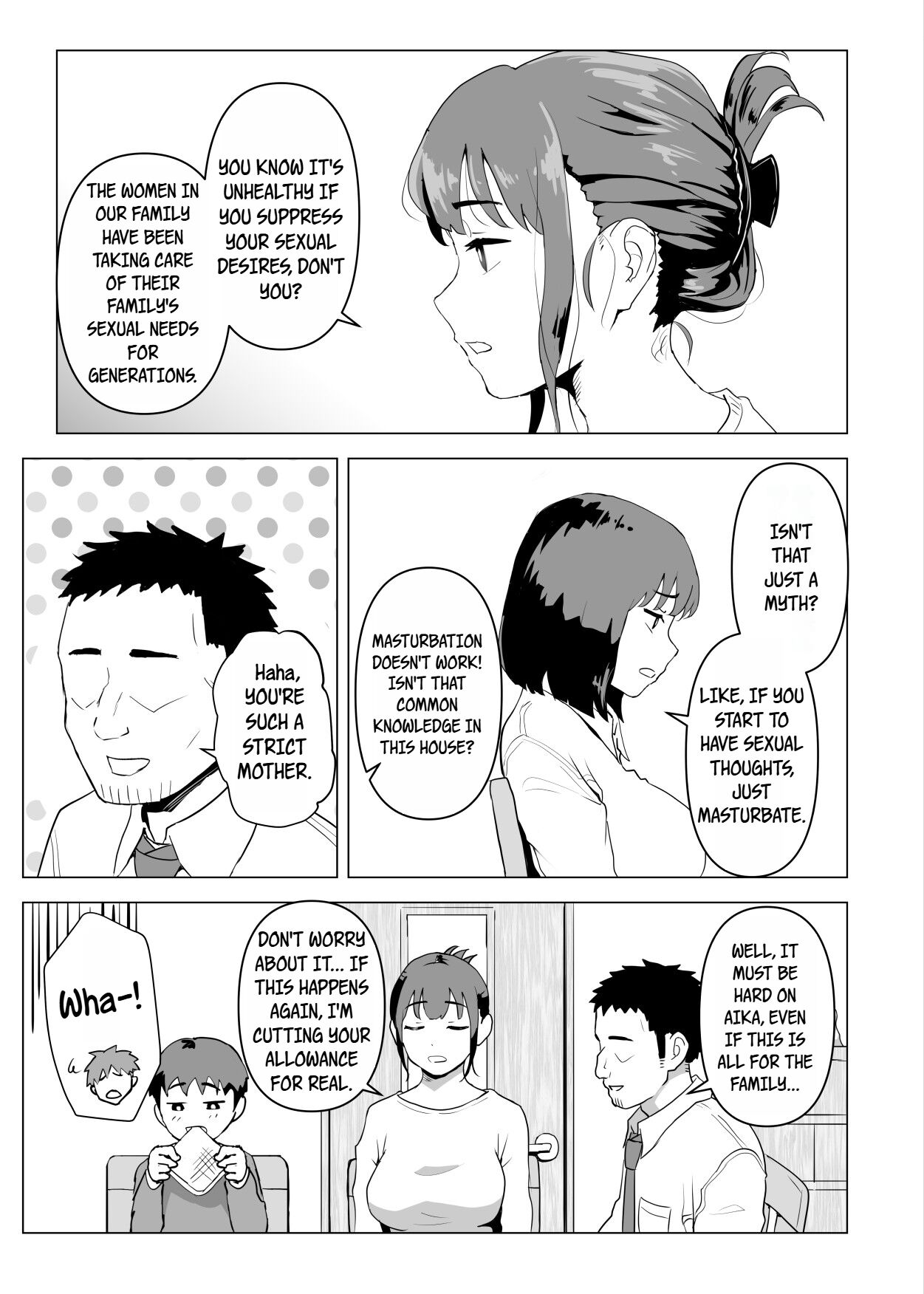 Uchi de wa Kazoku Sex wa Joushiki Rashii | In My House, Family Sex Is the Norm — preview page 8