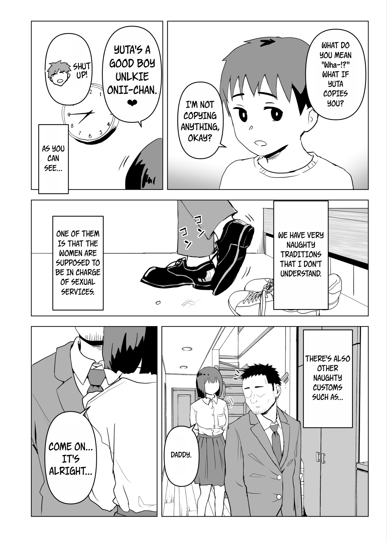 Uchi de wa Kazoku Sex wa Joushiki Rashii | In My House, Family Sex Is the Norm — preview page 9
