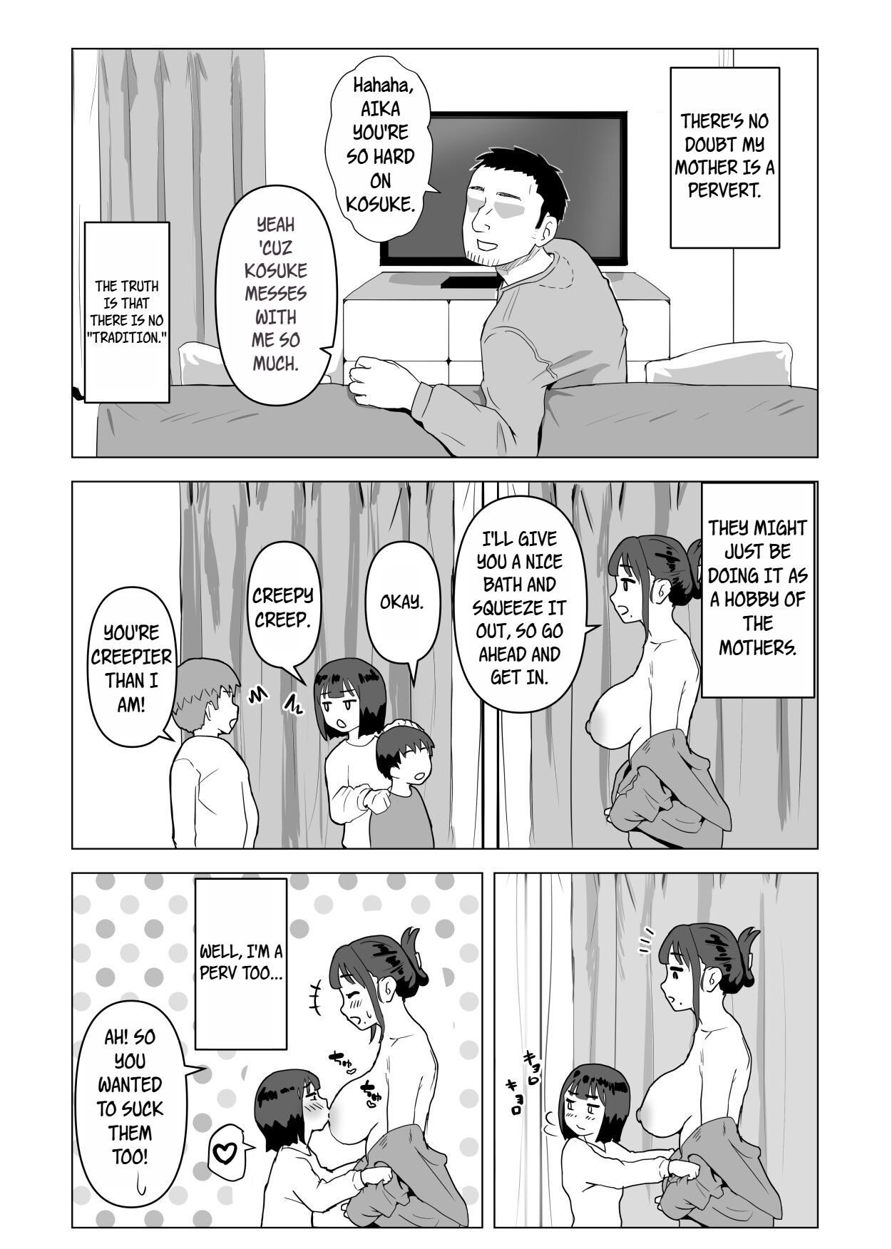 Uchi de wa Kazoku Sex wa Joushiki Rashii | In My House, Family Sex Is the Norm — preview page 14