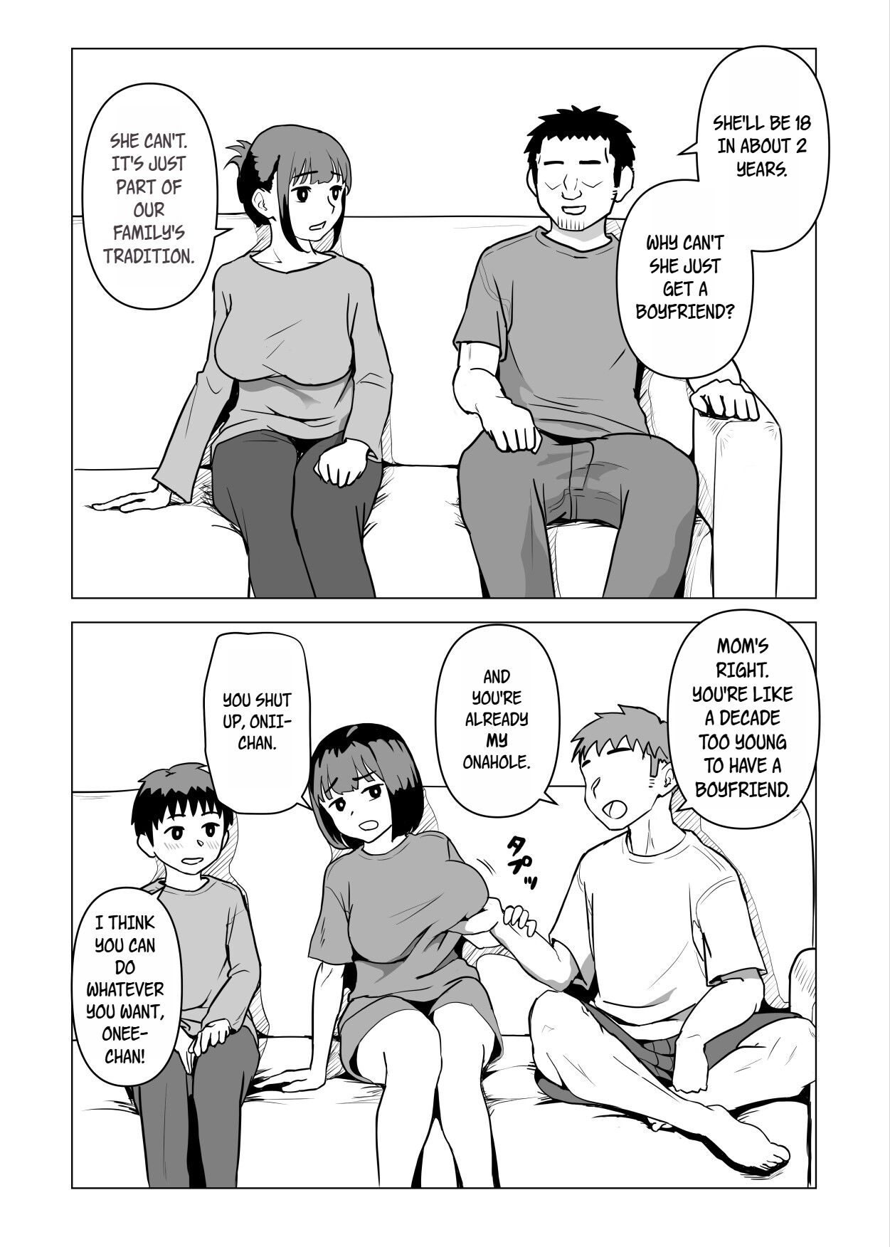 Uchi de wa Kazoku Sex wa Joushiki Rashii | In My House, Family Sex Is the Norm – Chapter 1 – page 45