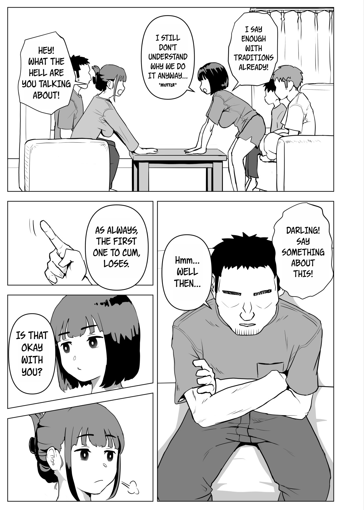 Uchi de wa Kazoku Sex wa Joushiki Rashii | In My House, Family Sex Is the Norm – Chapter 1 – page 46