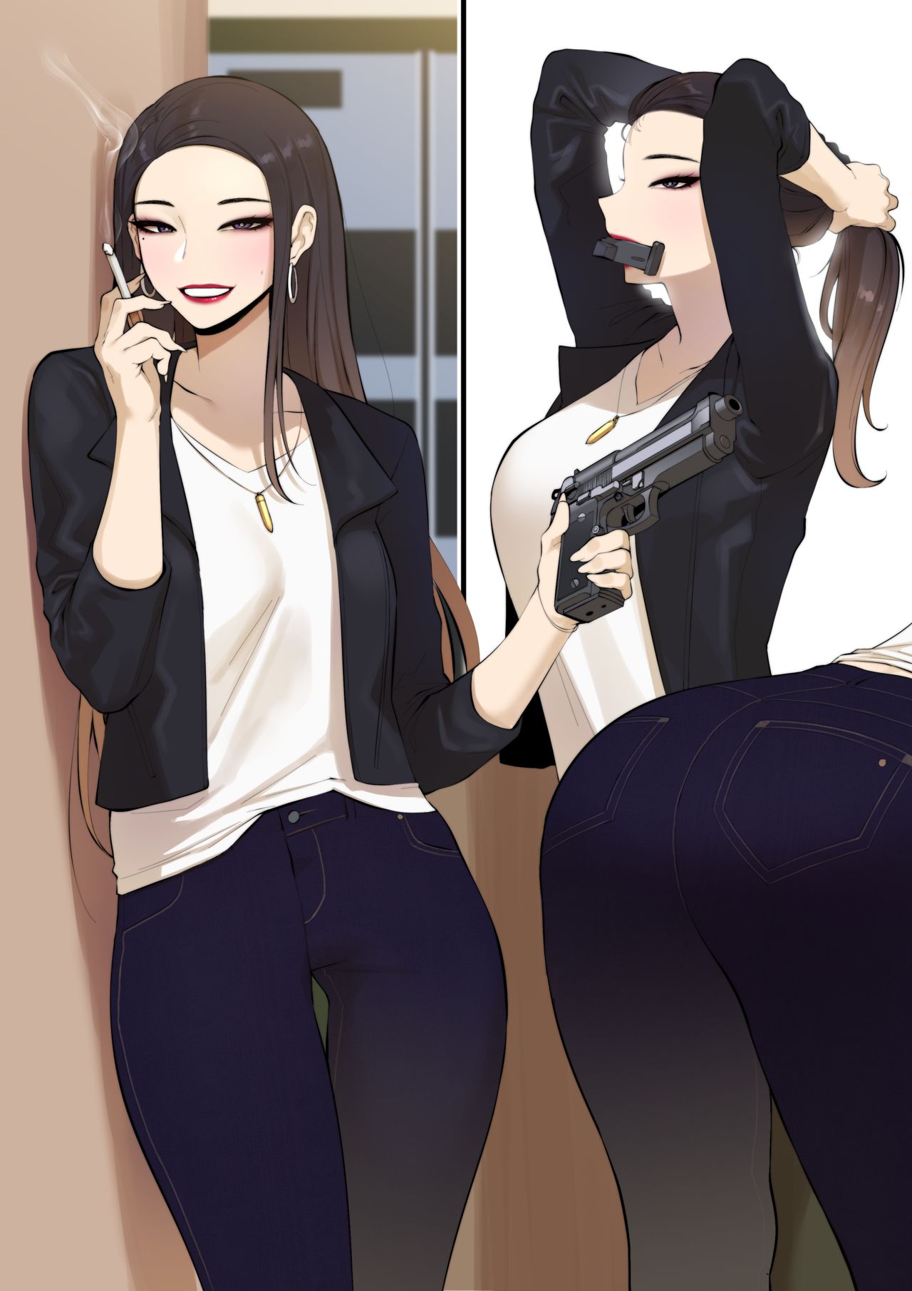 It’s Normal for us to Have Sex if You Lose Right? Gun edition – Chapter 1 – page 31