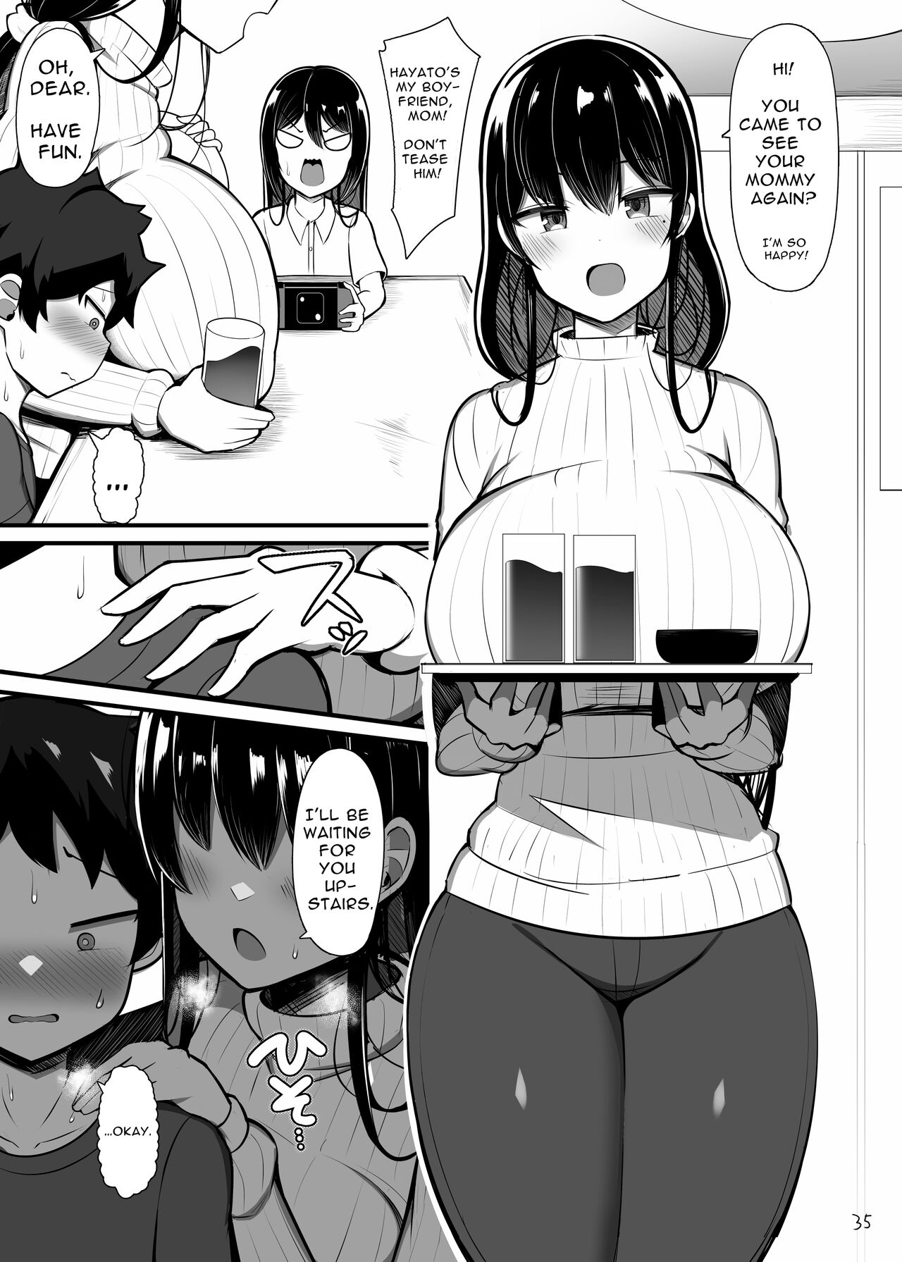 Onee-chan to, Mama to, Honki Koubi. – Chapter 1 – page 35