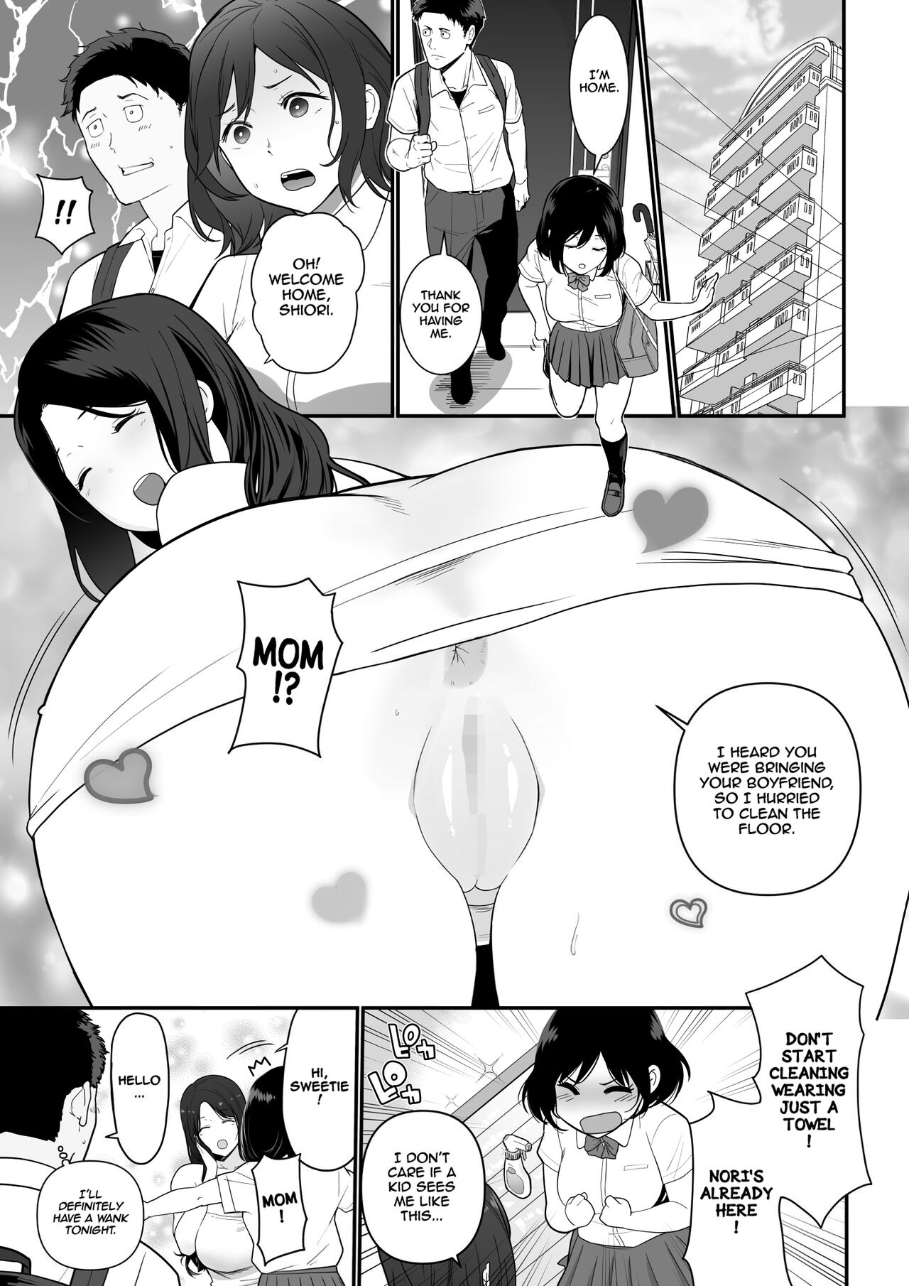 Kanojo no Mama ga H Sugite Gaman Dekinai | My Girlfriend’s Mom is too Lewd, so I couldn’t Hold Back. — preview page 2