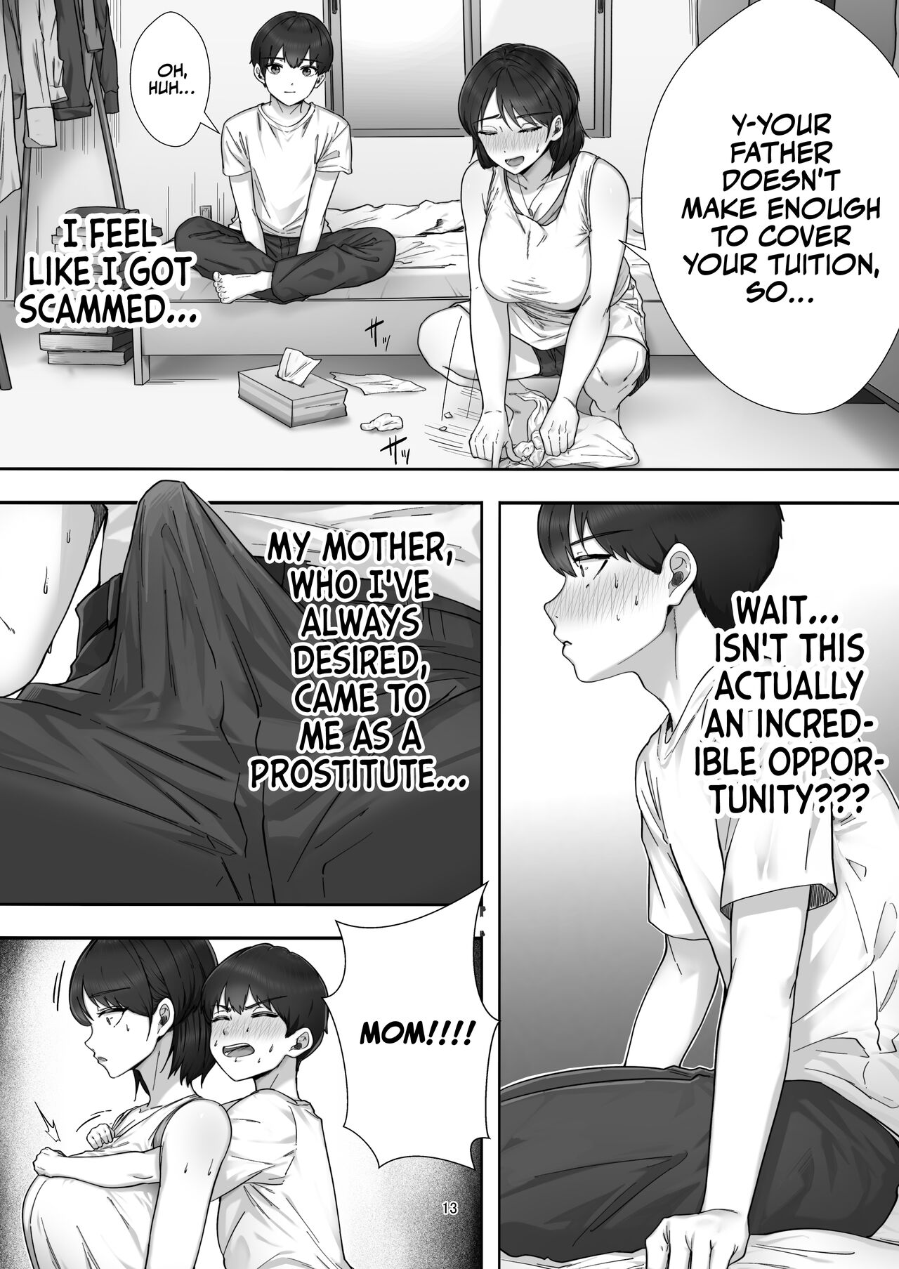 DeliHeal Yondara Gachi no Kaa-chan ga Kita Hanashi. | When I Ordered a Call Girl My Mom Actually Showed Up. — preview page 12
