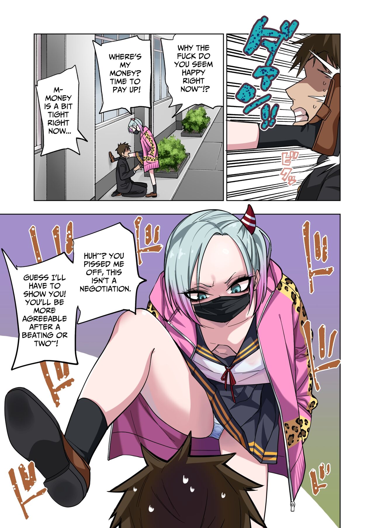 Tsuntsun Yankee-chan wa Yowayowa Chikubi o Ijireba Kekkou Nandemo Yarasete Kureru | Prickly Delinquent Girl Will Let You Do Almost Anything If You Tease Her Sensitive Nipples — preview page 5