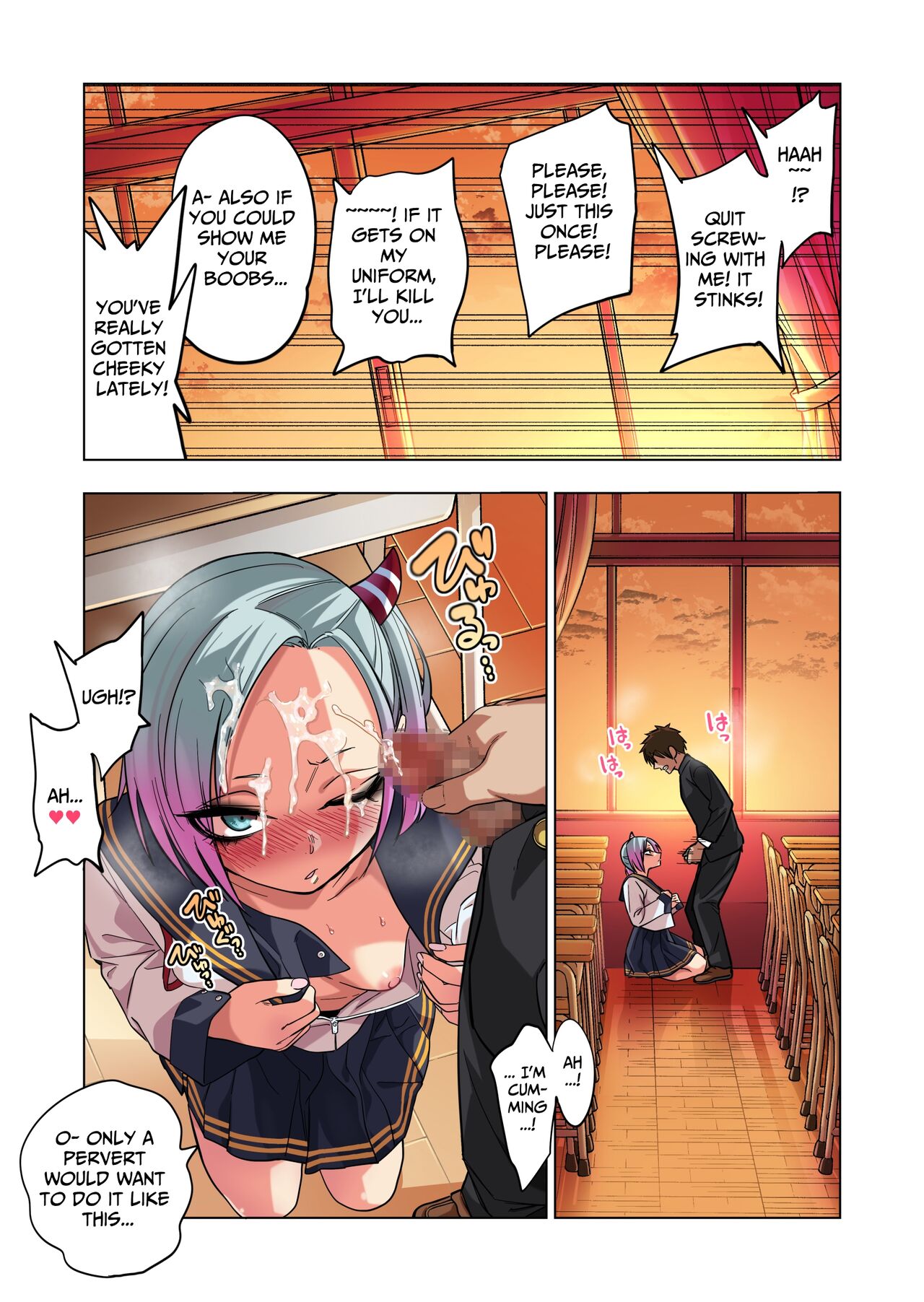 Tsuntsun Yankee-chan wa Yowayowa Chikubi o Ijireba Kekkou Nandemo Yarasete Kureru | Prickly Delinquent Girl Will Let You Do Almost Anything If You Tease Her Sensitive Nipples – Chapter 1 – page 35