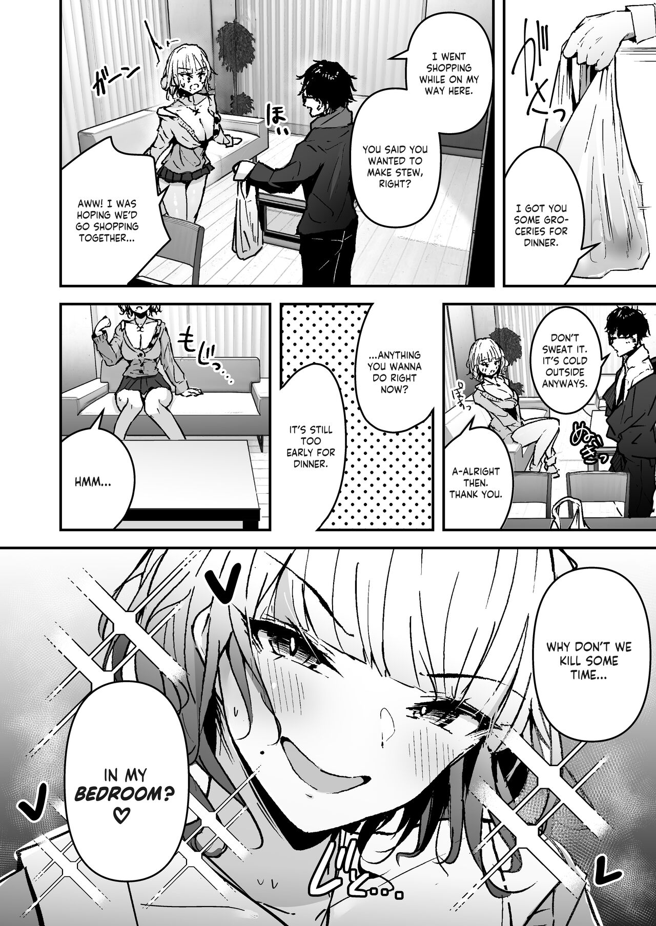 Kinpatsu Chounyuu Gal ni Gyaku Deriheru Atsukai Sarete Iru Ore no Hanashi | Blonde Gal with Huge Tits Treats Me Like a Manslut — preview page 4