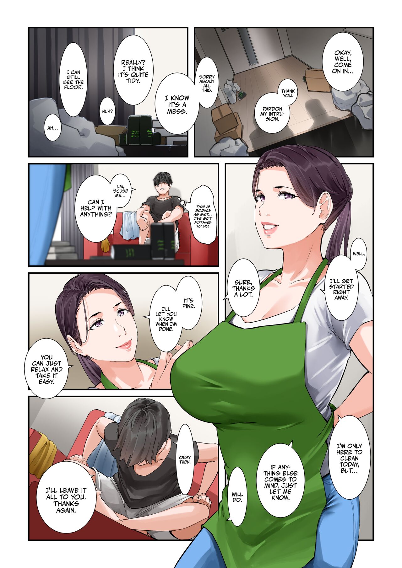Daitai Nandemo Shite kureru Kaji Daikou no Yurie-san | Yurie-san, The Housekeeper Who Will Do Just About Anything — preview page 5
