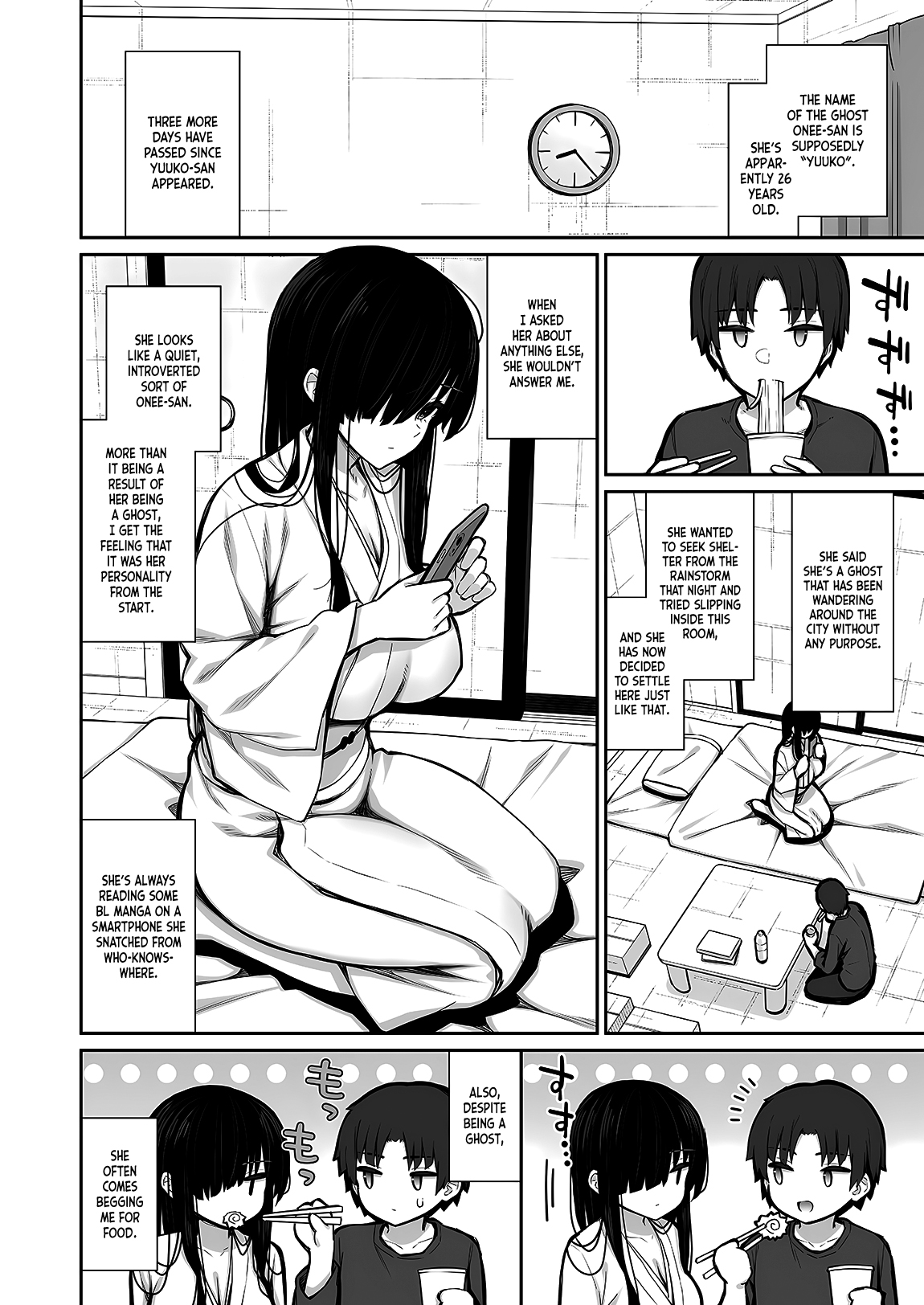 Katte ni Sumitsuiteru InCha Yuurei no Karada o Suki Katte suru Hanashi | The Story Where I Do What I Please with the Body of the Introverted Ghost Who Simply Decided to Settle Here — preview page 4