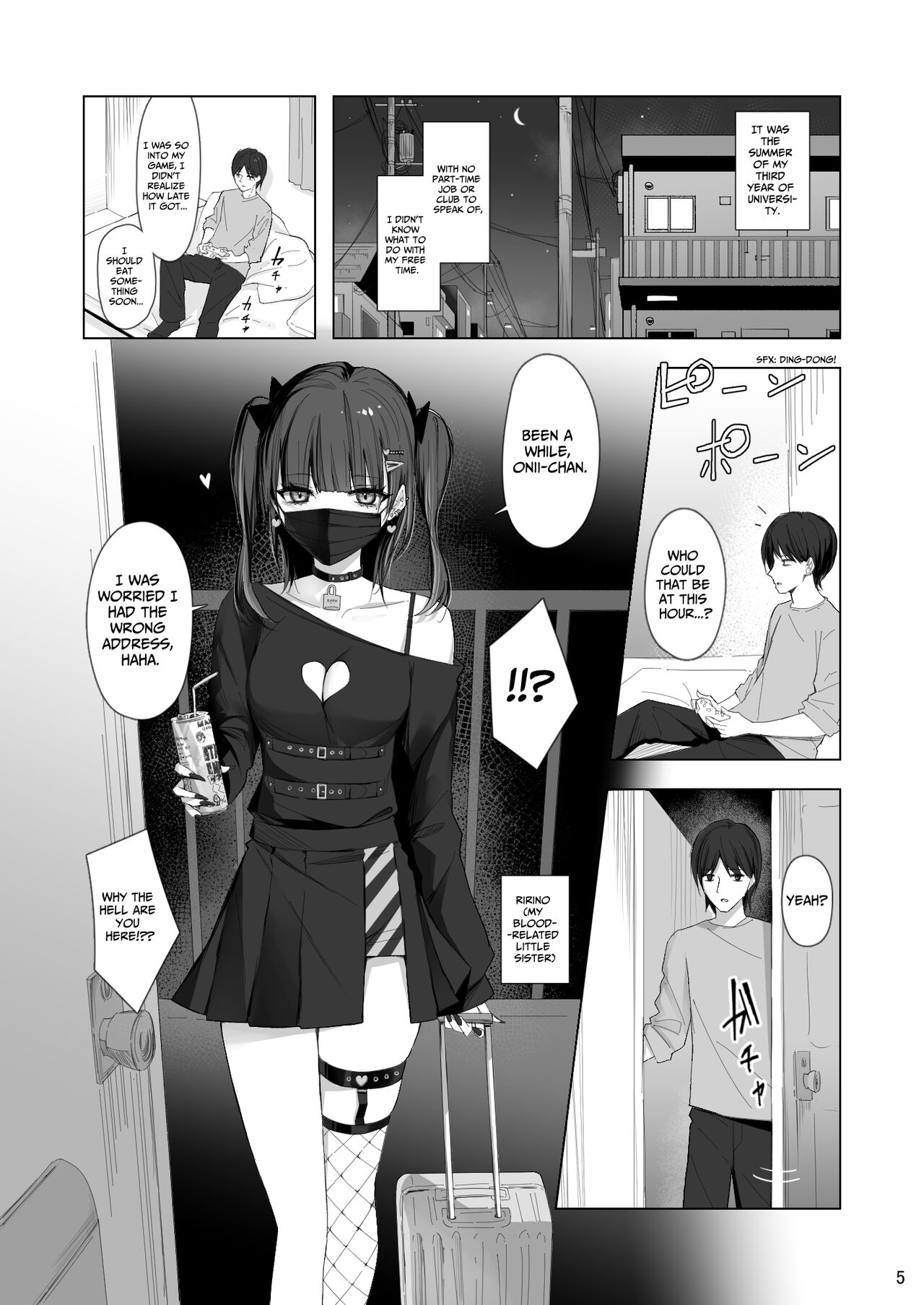 Namaiki Joshi Ririno-chan | Impertinent Girl Ririno-chan — preview page 4