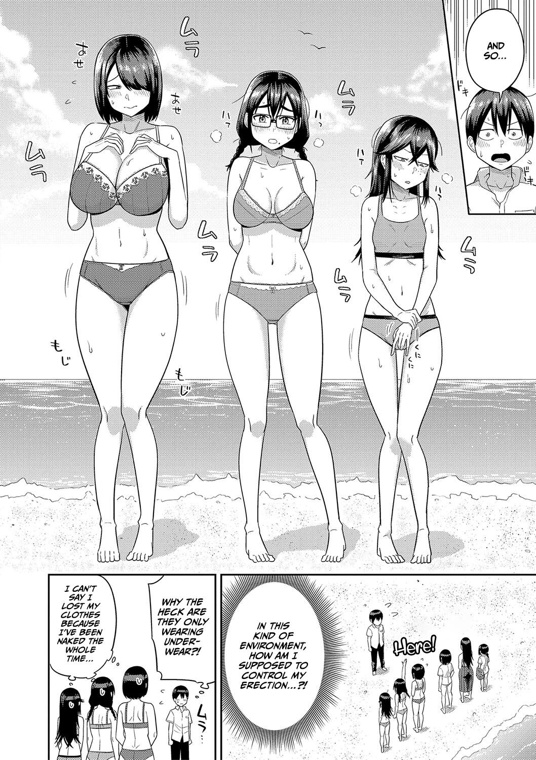 Mujintou de, SEX ni Kyoumi Shinshin na Dosukebe Inkya Joshi-tachi to Harem Life – Chapter 1 – page 47