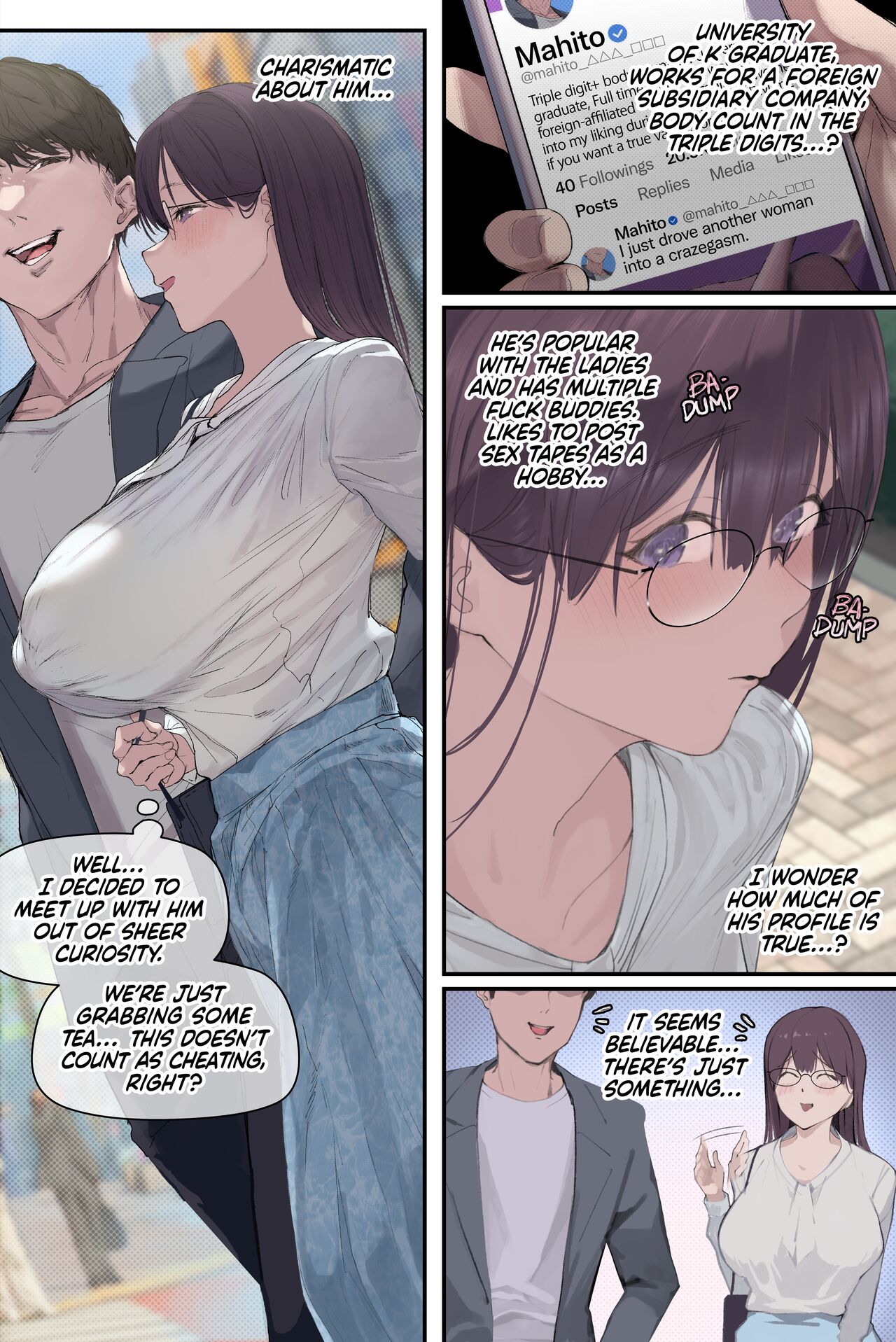 Intelli Hitozuma Amamiya Touko Sensei no Hatsujou | Touko Amamiya: Wife, Scholar, Professor in HEAT — preview page 19