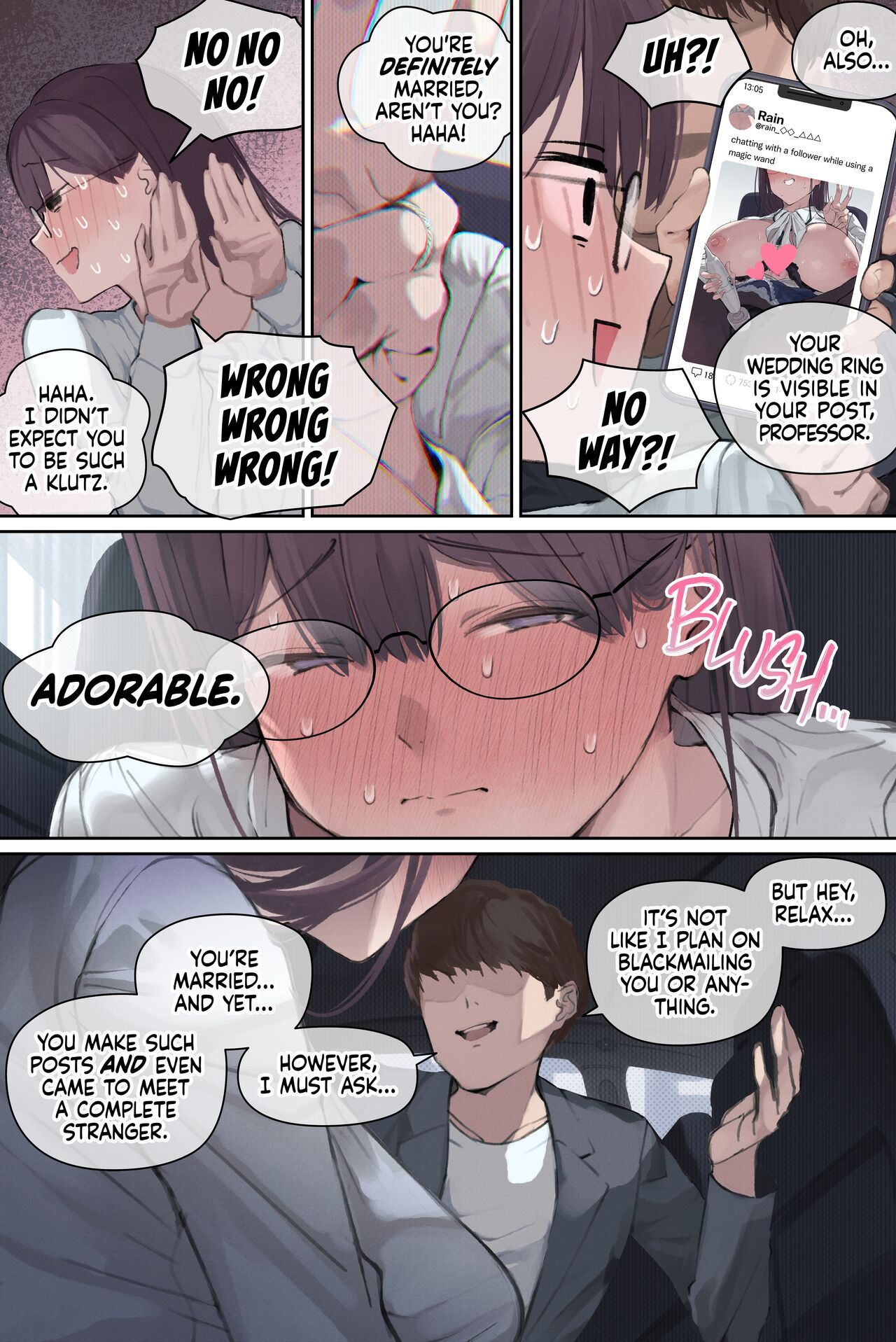 Intelli Hitozuma Amamiya Touko Sensei no Hatsujou | Touko Amamiya: Wife, Scholar, Professor in HEAT – Chapter 1 – page 24