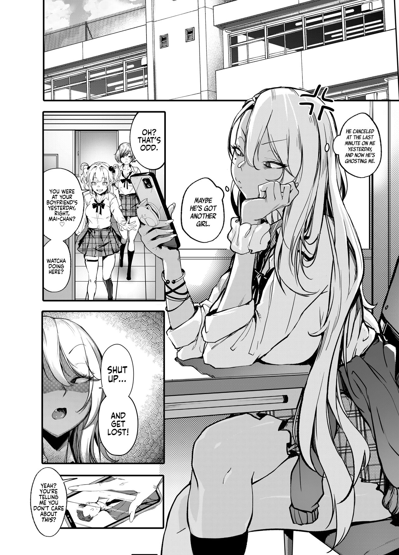 Namaiki JK ga Wakaraserareru Hon | Putting a Cheeky Gyaru in Her Place — preview page 6