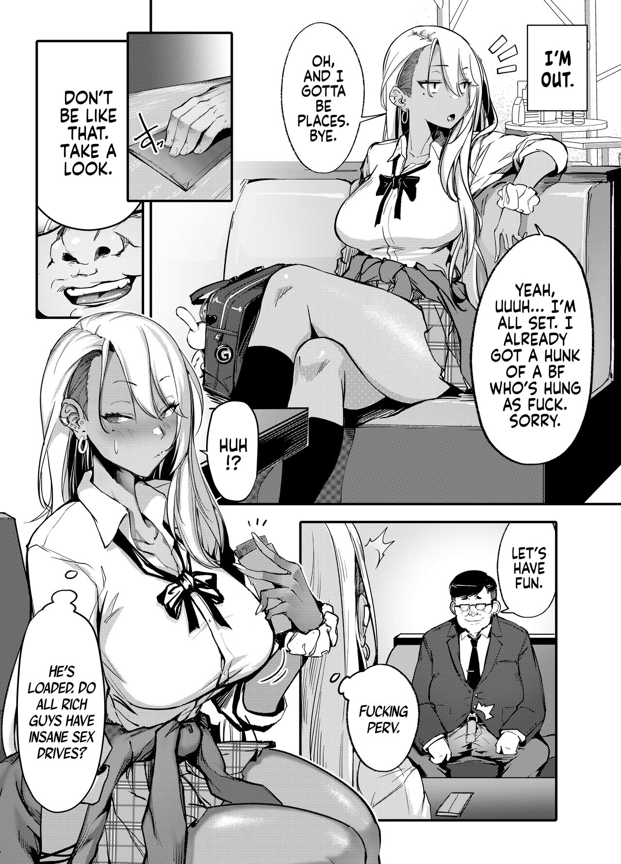 Namaiki JK ga Wakaraserareru Hon | Putting a Cheeky Gyaru in Her Place — preview page 9