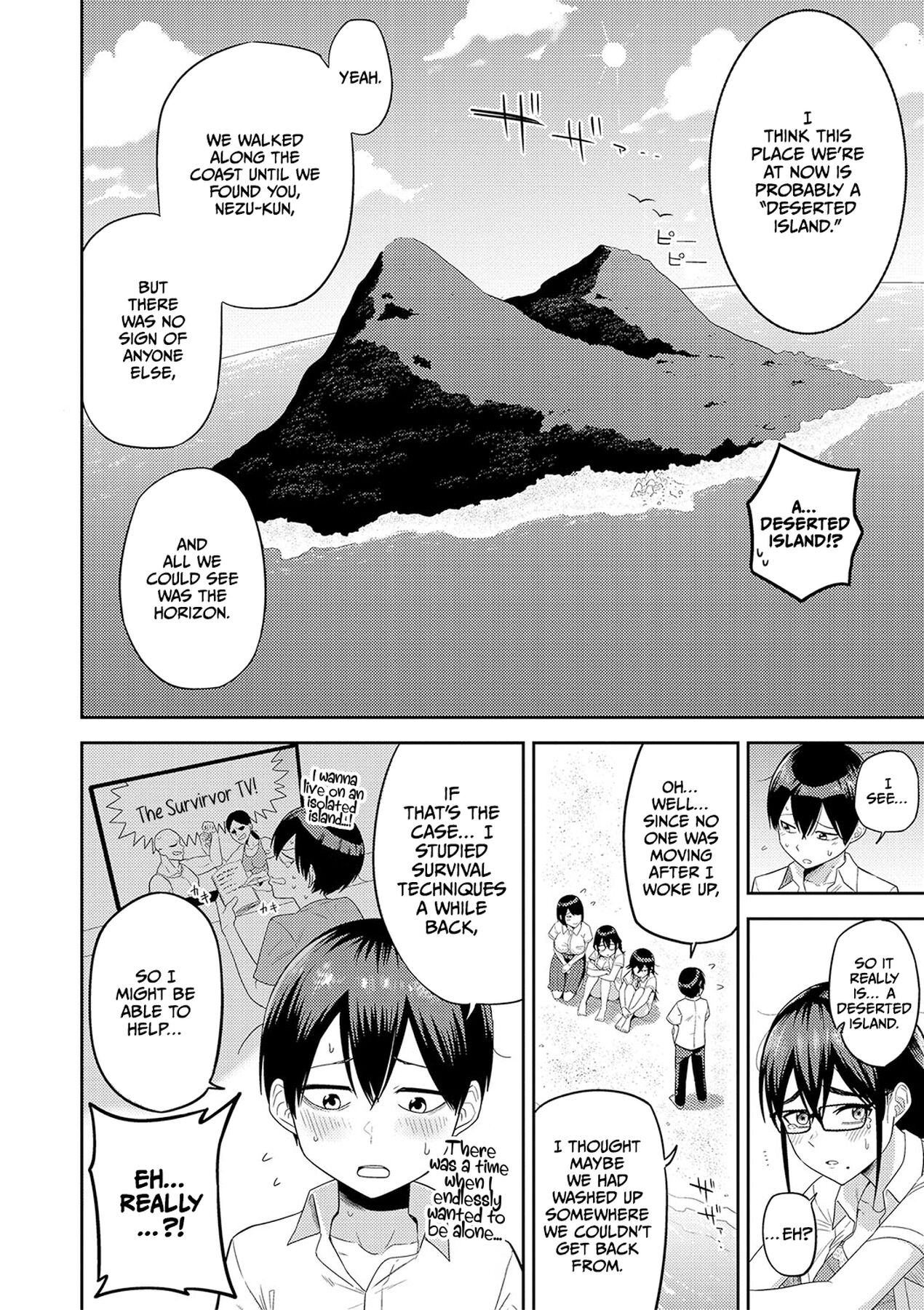 Mujintou de, SEX ni Kyoumi Shinshin na Dosukebe Inkya Joshi-tachi to Harem Life — preview page 7