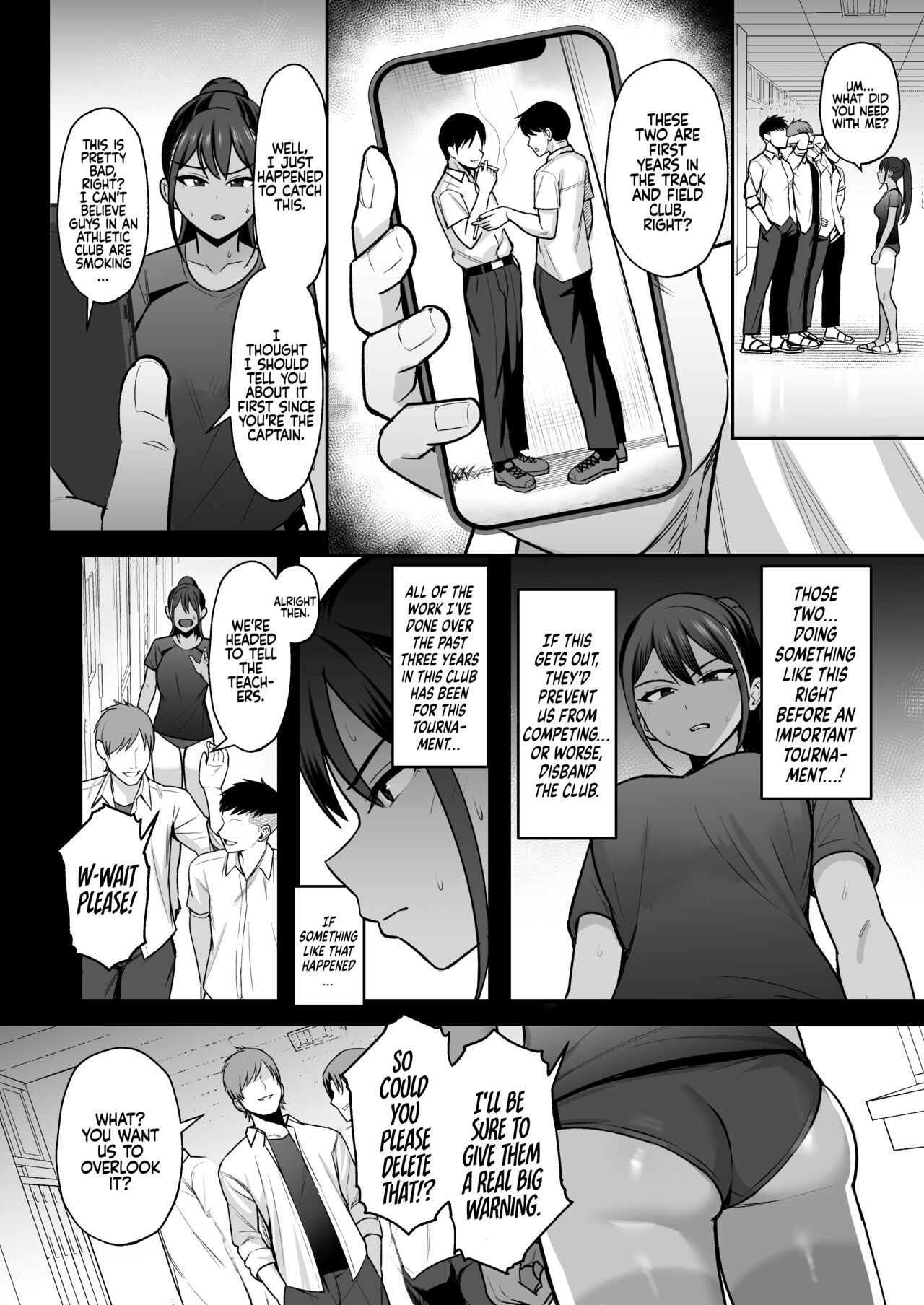 Rikujoubu Buchou, Yankee-tachi ni Otosareru | The Captain of the Track and Field Club Surrenders to a Bunch of Delinquents — preview page 7