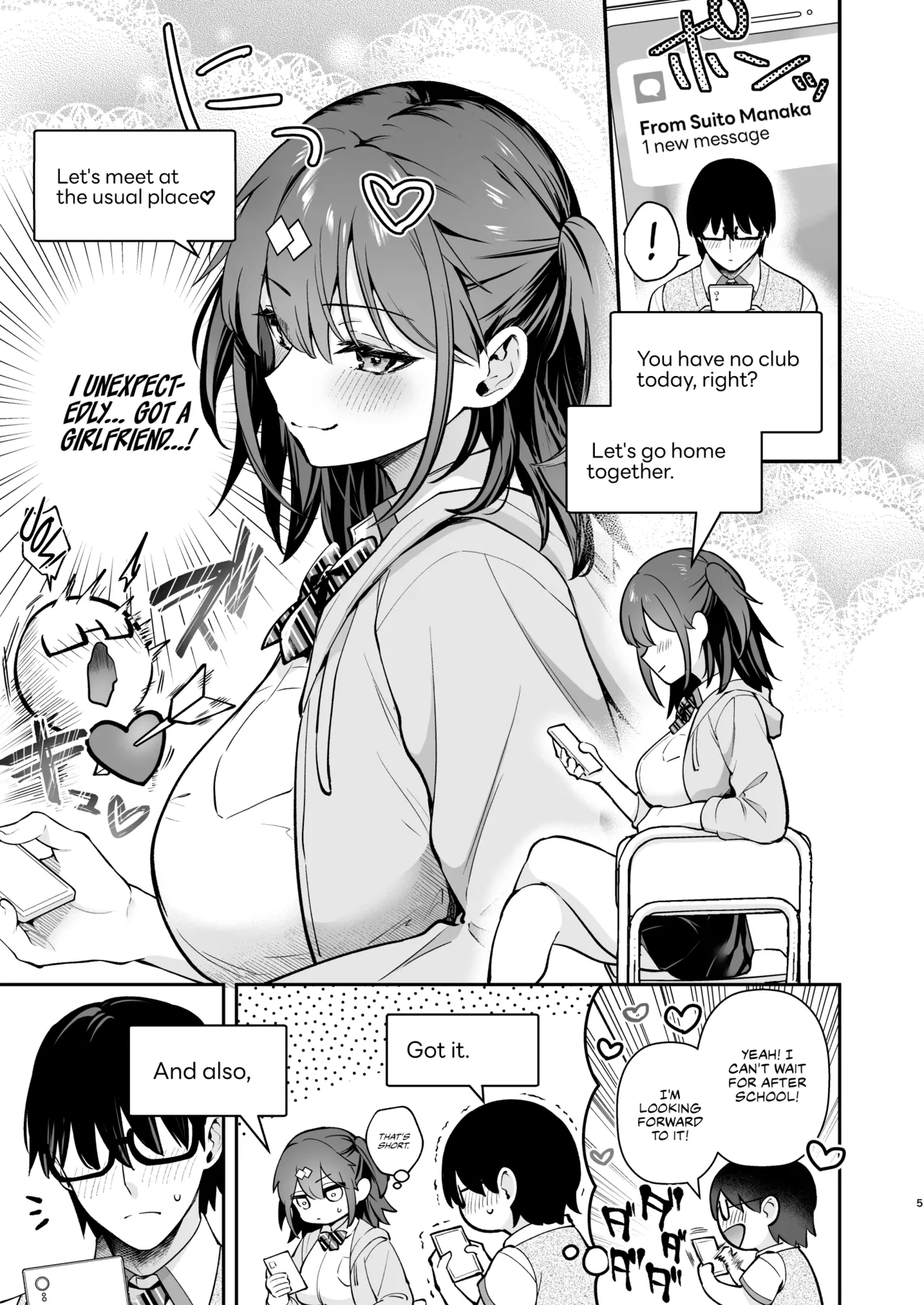 Ero Shousetsu Mitai na Seishun H o YouCha Kanojo no Suito-san to – Better than fiction 2 — preview page 6