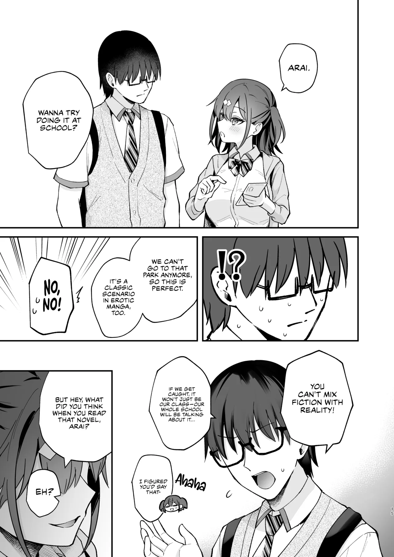 Ero Shousetsu Mitai na Seishun H o YouCha Kanojo no Suito-san to – Better than fiction 2 — preview page 16