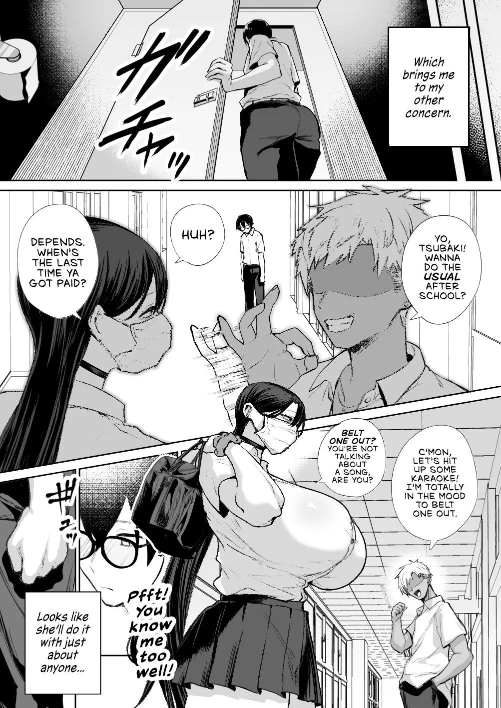 Otaku no Boku ni mo Nakadashi Sasete Kureru Yasashii Yariman Bitch Gal | Kind Gyaru x Nerdy Otaku: This Bitch Even Let a Geek Like Me Creampie Her Slutty Pussy! — preview page 6