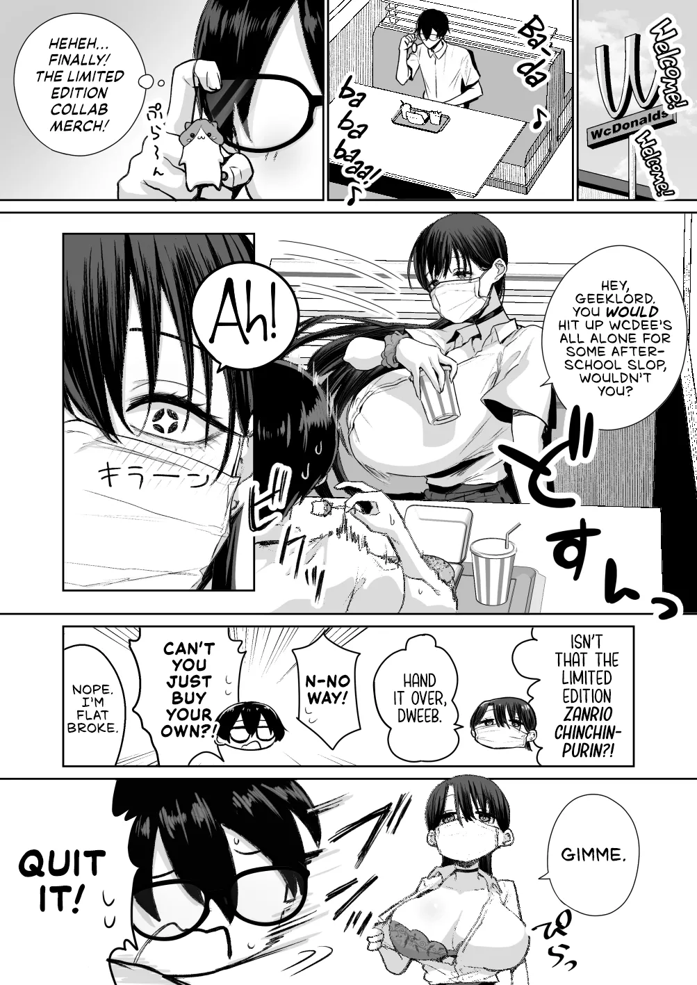 Otaku no Boku ni mo Nakadashi Sasete Kureru Yasashii Yariman Bitch Gal | Kind Gyaru x Nerdy Otaku: This Bitch Even Let a Geek Like Me Creampie Her Slutty Pussy! — preview page 7