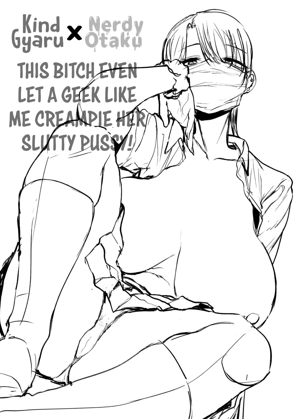 Otaku no Boku ni mo Nakadashi Sasete Kureru Yasashii Yariman Bitch Gal | Kind Gyaru x Nerdy Otaku: This Bitch Even Let a Geek Like Me Creampie Her Slutty Pussy! – Chapter 1 – page 48