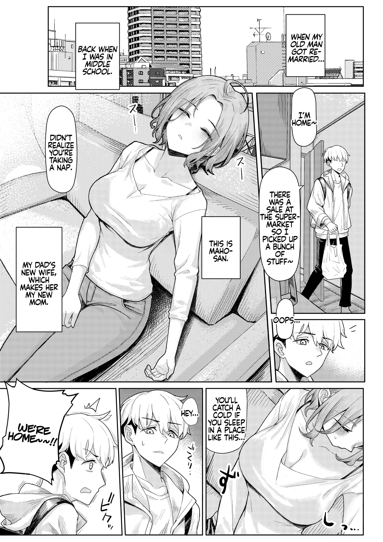 Chichi no Saikon de Doukyo suru Koto ni Natta Gibo no Gijou Shimai to Kawarugawaru Sex shite shimatta Hon | Living with My Stepmom and Stepsisters After Dad’s Remarriage and Having Sex with Them All — preview page 2