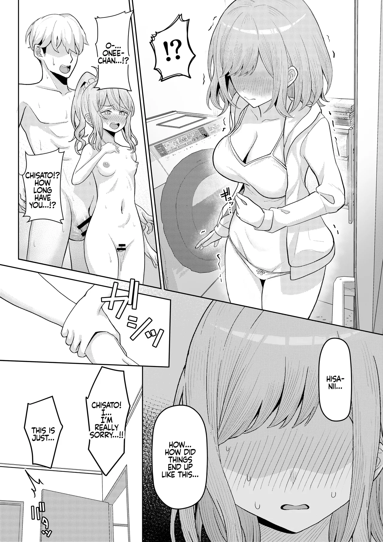Chichi no Saikon de Doukyo suru Koto ni Natta Gibo no Gijou Shimai to Kawarugawaru Sex shite shimatta Hon | Living with My Stepmom and Stepsisters After Dad’s Remarriage and Having Sex with Them All – Chapter 1 – page 31