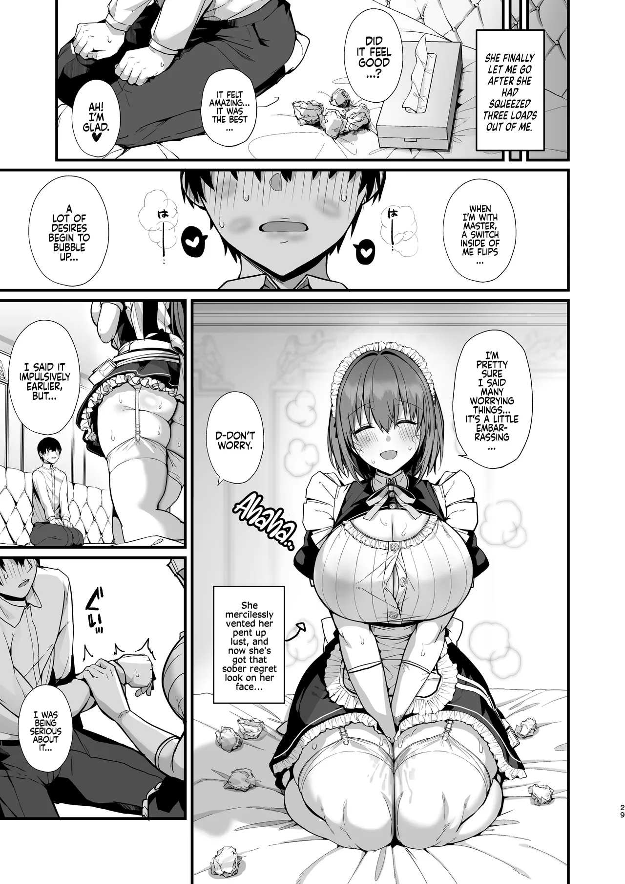 Love Maid -Yasashikute Amaama na Kyonyuu Ero Maid San to SEX Shimakuru Ohanashi- | Love Maid – A Story about having lots of Sex with a Sweet, Super-loving Big-breasted Sexy Maid – Chapter 1 – page 30