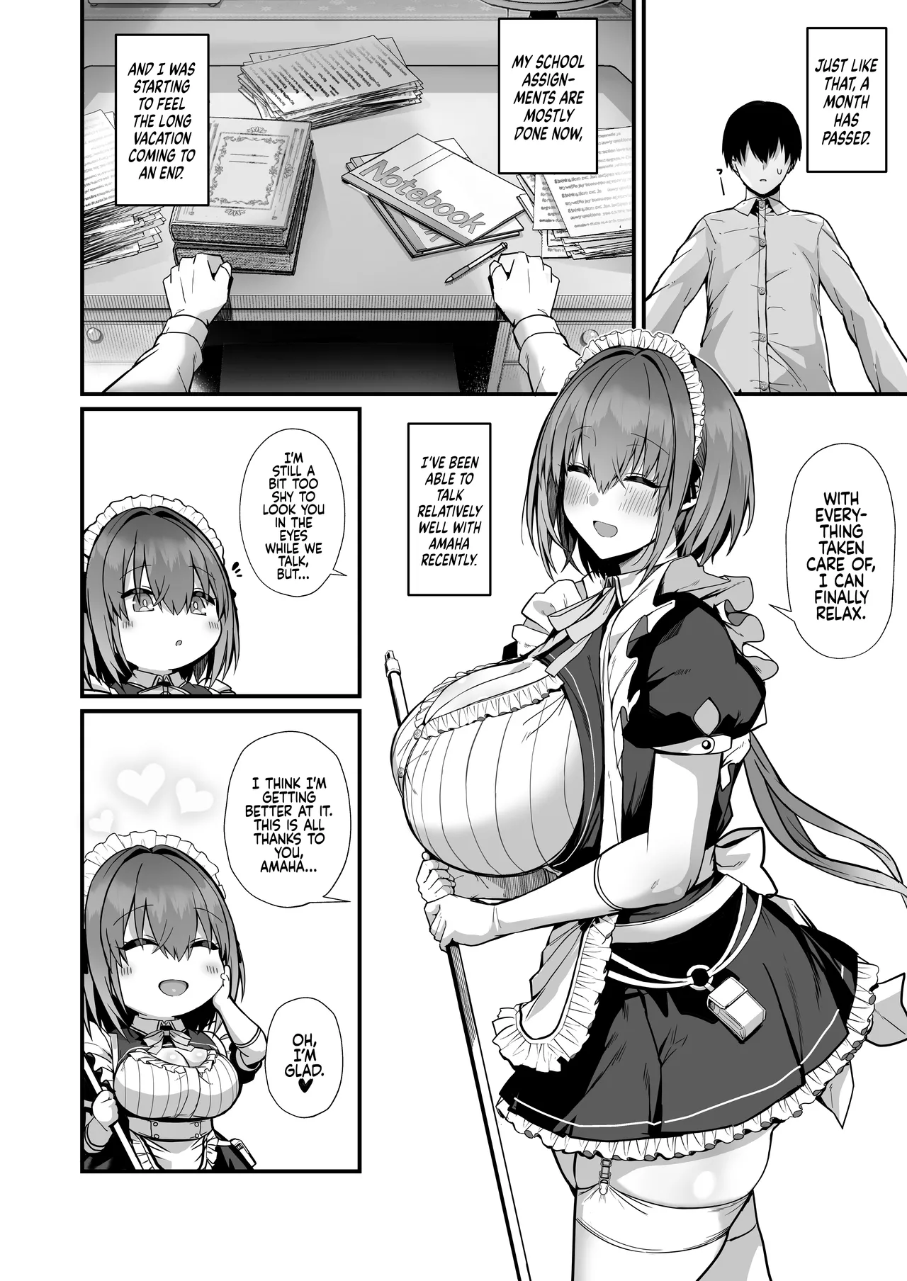 Love Maid -Yasashikute Amaama na Kyonyuu Ero Maid San to SEX Shimakuru Ohanashi- | Love Maid – A Story about having lots of Sex with a Sweet, Super-loving Big-breasted Sexy Maid – Chapter 1 – page 43