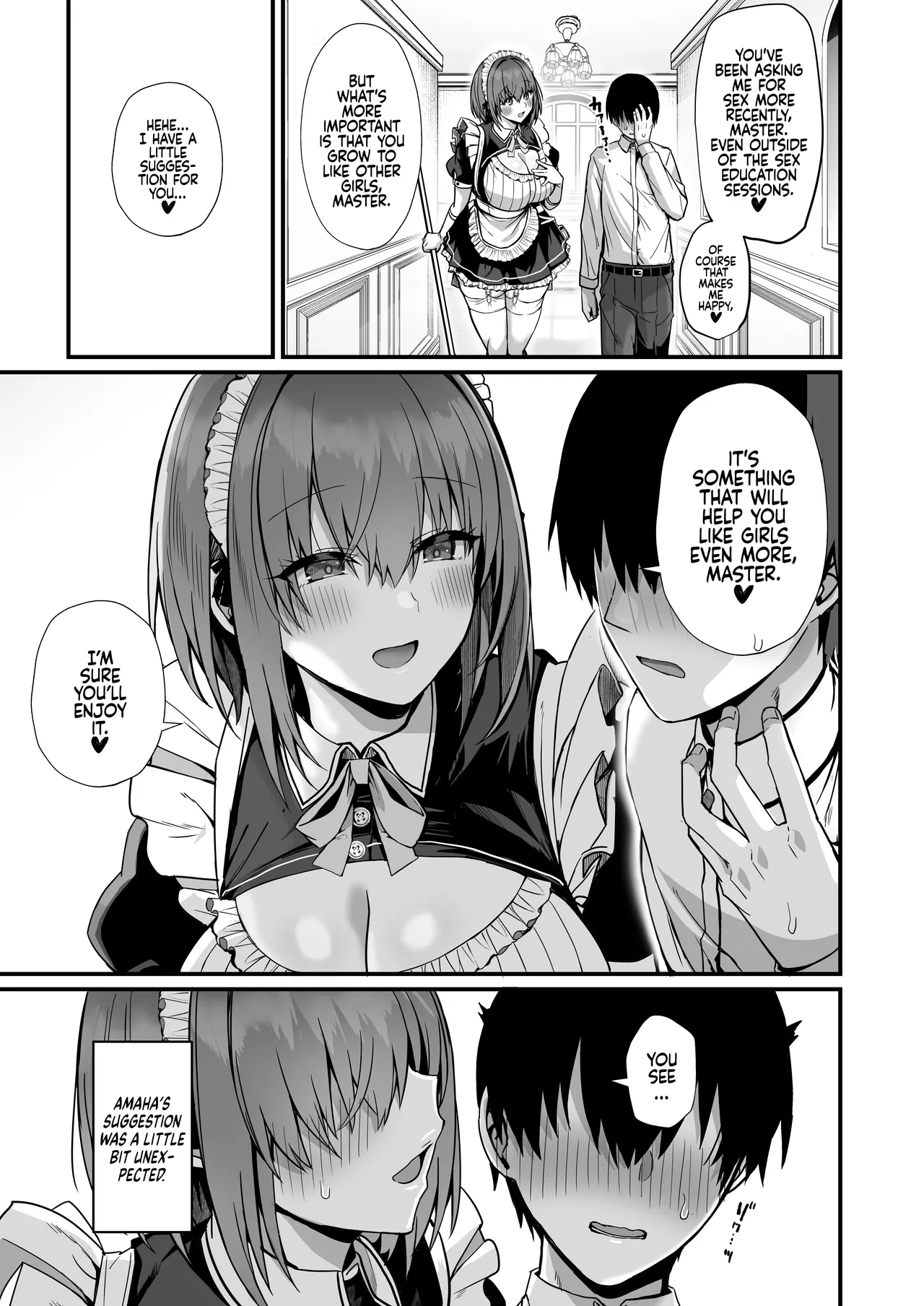 Love Maid -Yasashikute Amaama na Kyonyuu Ero Maid San to SEX Shimakuru Ohanashi- | Love Maid – A Story about having lots of Sex with a Sweet, Super-loving Big-breasted Sexy Maid – Chapter 1 – page 44