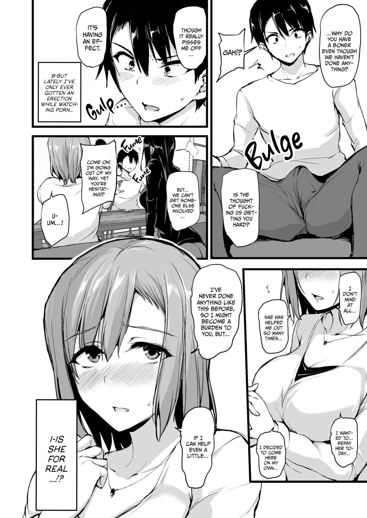 Kyonyuu Ga Futariinai To Bokkishinai Otto No Tame Ni Tomodachi O Tsuretekita Tsuma Chapter 1-3 — preview page 7