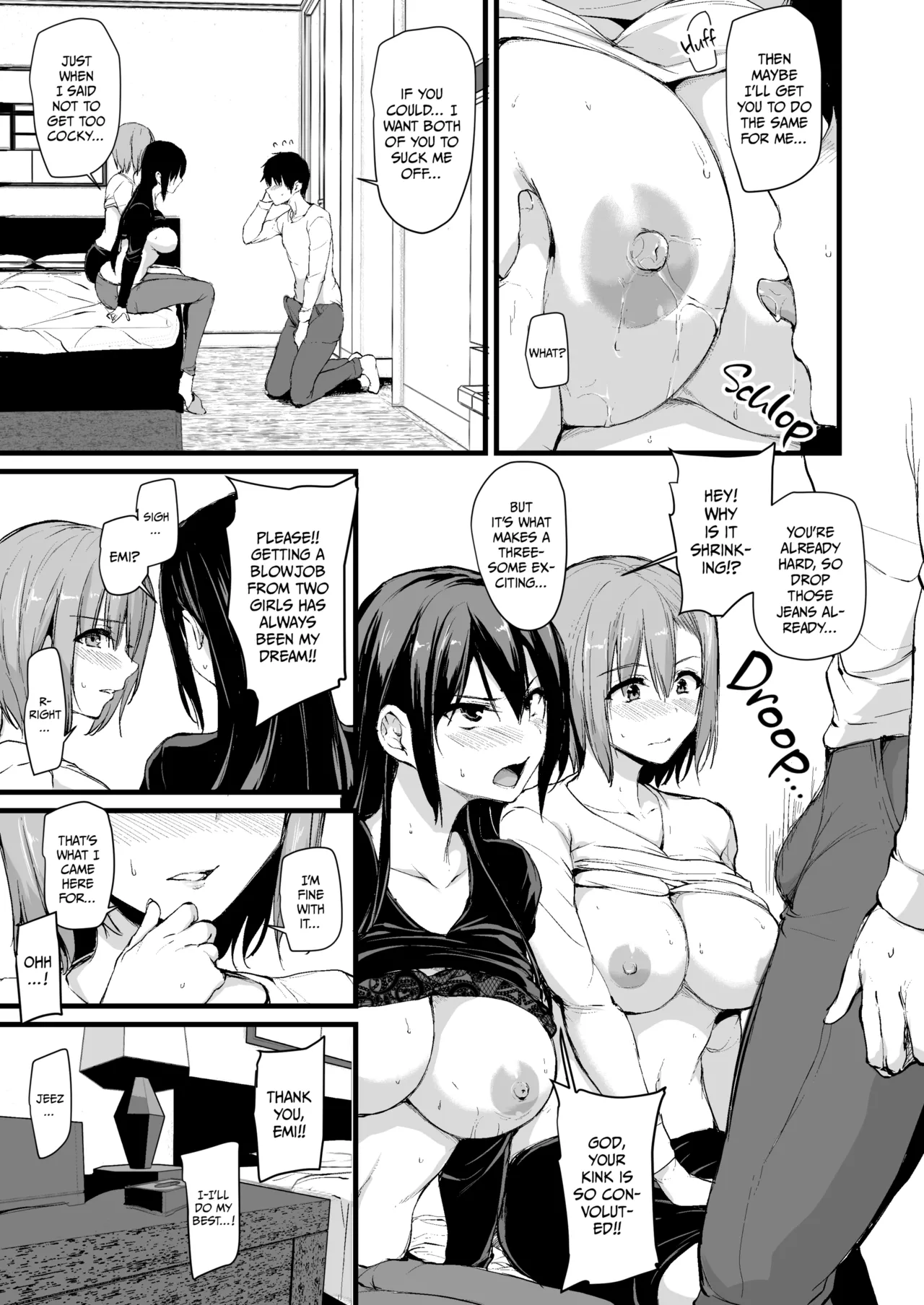 Kyonyuu Ga Futariinai To Bokkishinai Otto No Tame Ni Tomodachi O Tsuretekita Tsuma Chapter 1-3 — preview page 12