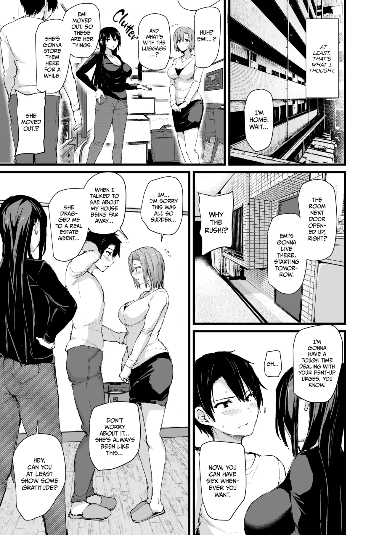 Kyonyuu Ga Futariinai To Bokkishinai Otto No Tame Ni Tomodachi O Tsuretekita Tsuma Chapter 1-3 – Chapter 1 – page 54
