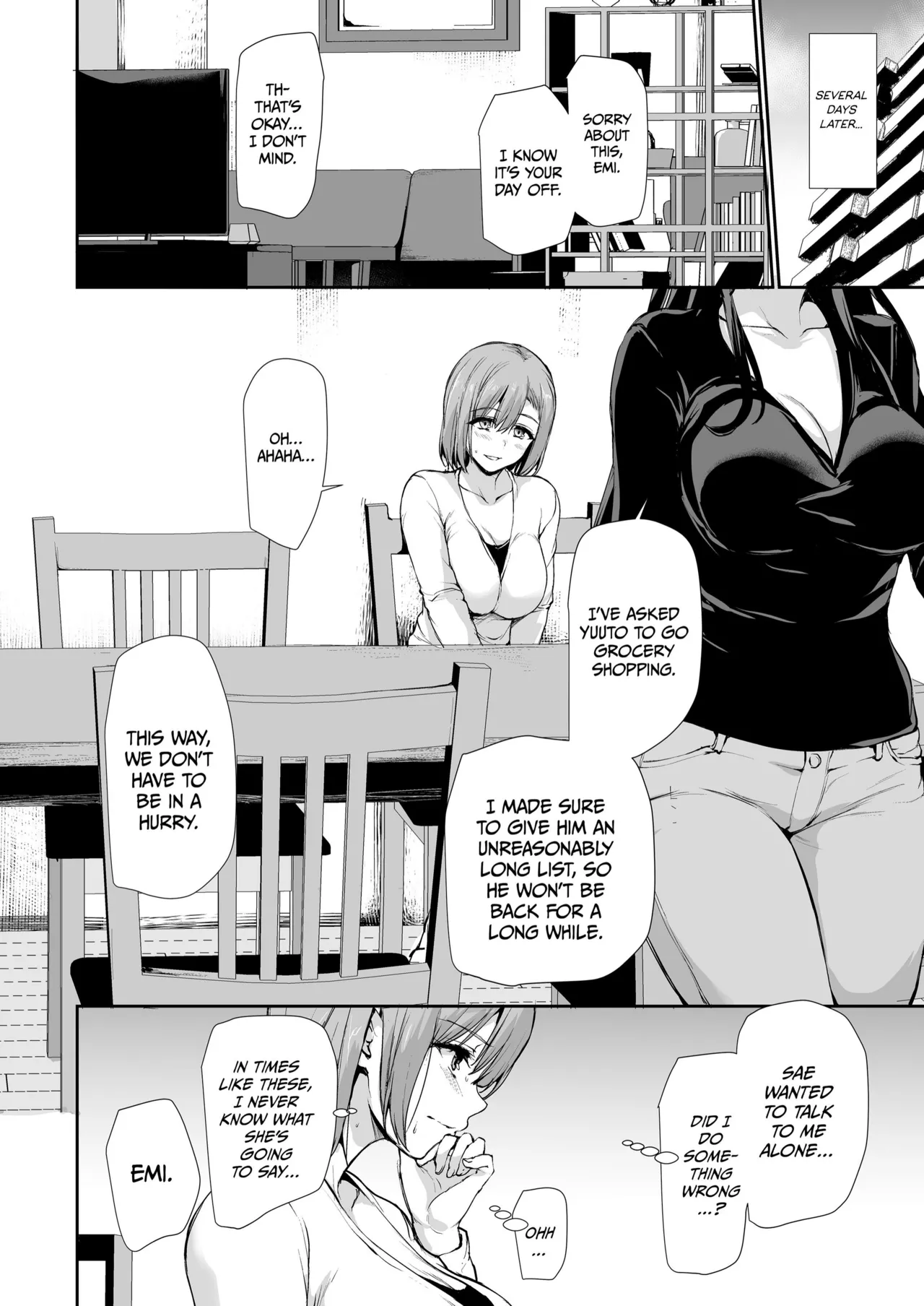 Kyonyuu Ga Futariinai To Bokkishinai Otto No Tame Ni Tomodachi O Tsuretekita Tsuma Chapter 1-3 – Chapter 1 – page 143