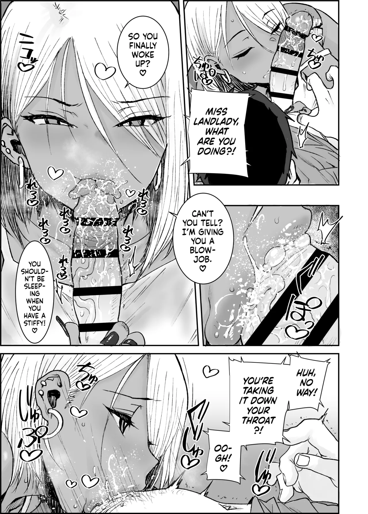 Daigaku no Ore, Kuro Gyaru Bijou Kanrinin-San No Hageshii Kuiuchi Kijoui De Nama Nakadashi Shaimashita | I, Your Humble College Student, Busted Loads Into My 35 Y/O Dark-Skinned Gyaru Landlady While She Rode Me Cowgirl — preview page 10