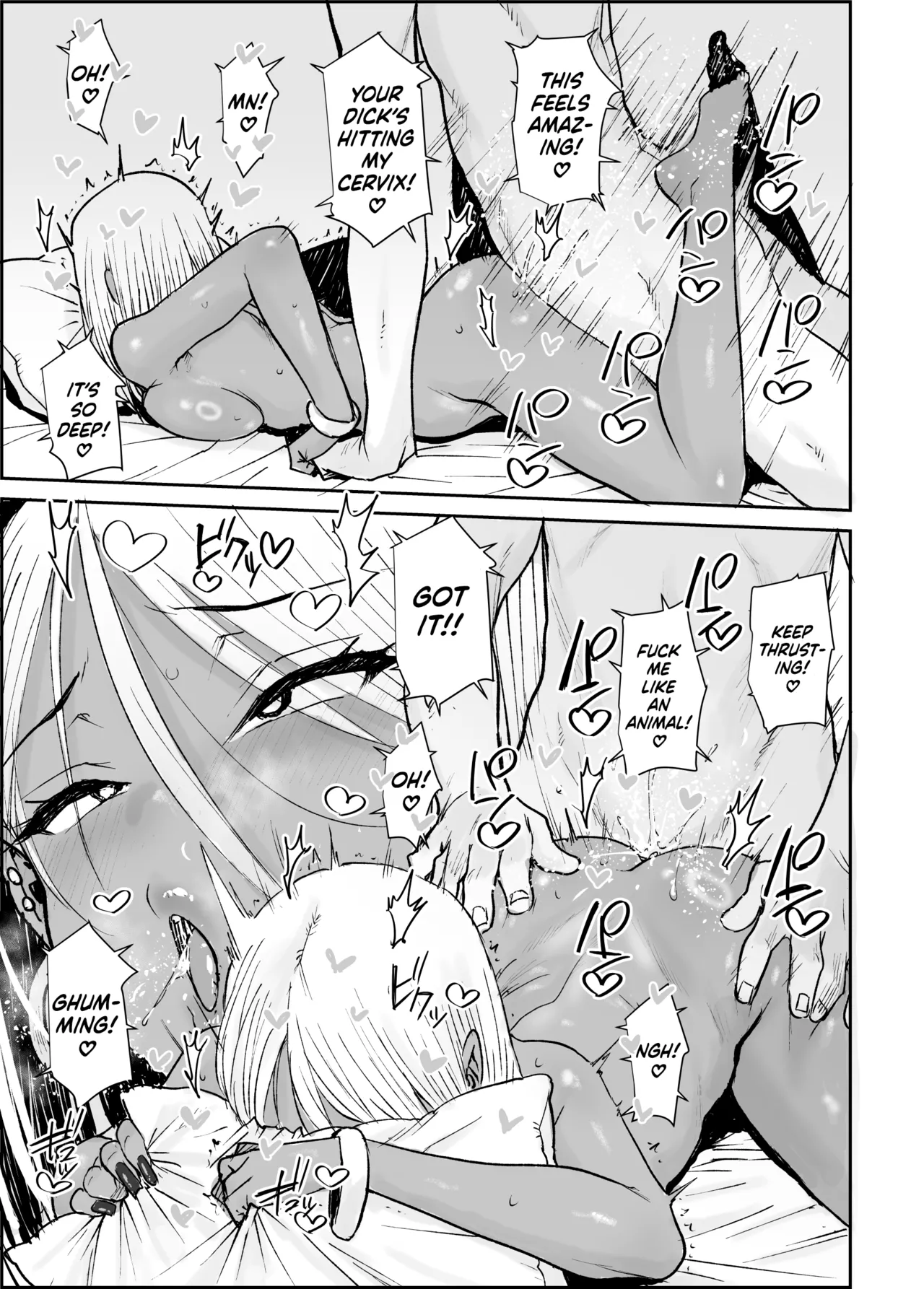 Daigaku no Ore, Kuro Gyaru Bijou Kanrinin-San No Hageshii Kuiuchi Kijoui De Nama Nakadashi Shaimashita | I, Your Humble College Student, Busted Loads Into My 35 Y/O Dark-Skinned Gyaru Landlady While She Rode Me Cowgirl – Chapter 1 – page 28