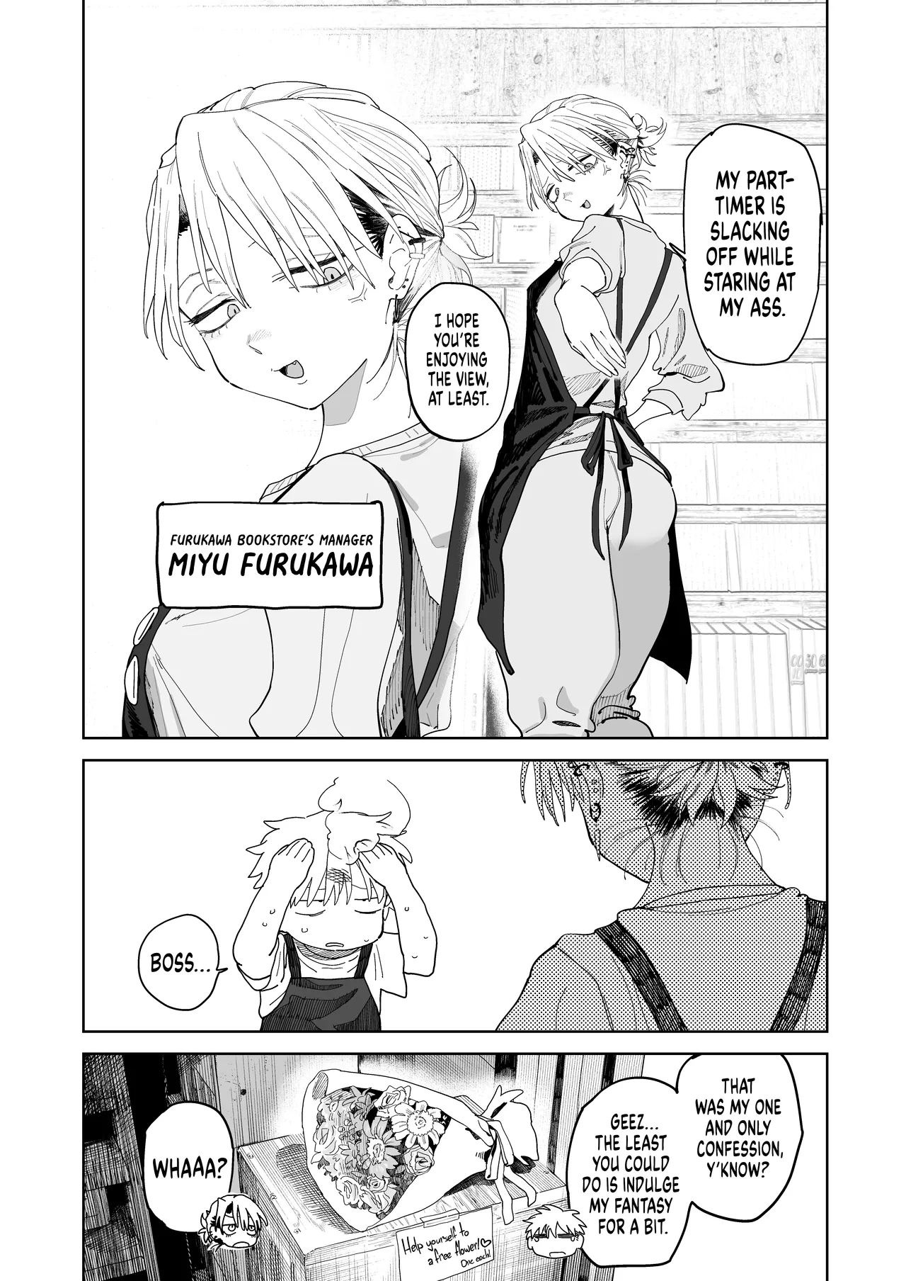 Dekaketsu PowerHara Tenchou ni Shiboraretai! | I Want My Thick, Power-tripping Manager to Wring Me Dry! — preview page 8