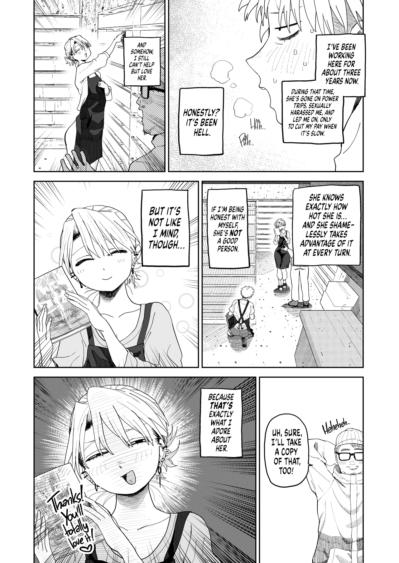 Dekaketsu PowerHara Tenchou ni Shiboraretai! | I Want My Thick, Power-tripping Manager to Wring Me Dry! — preview page 12
