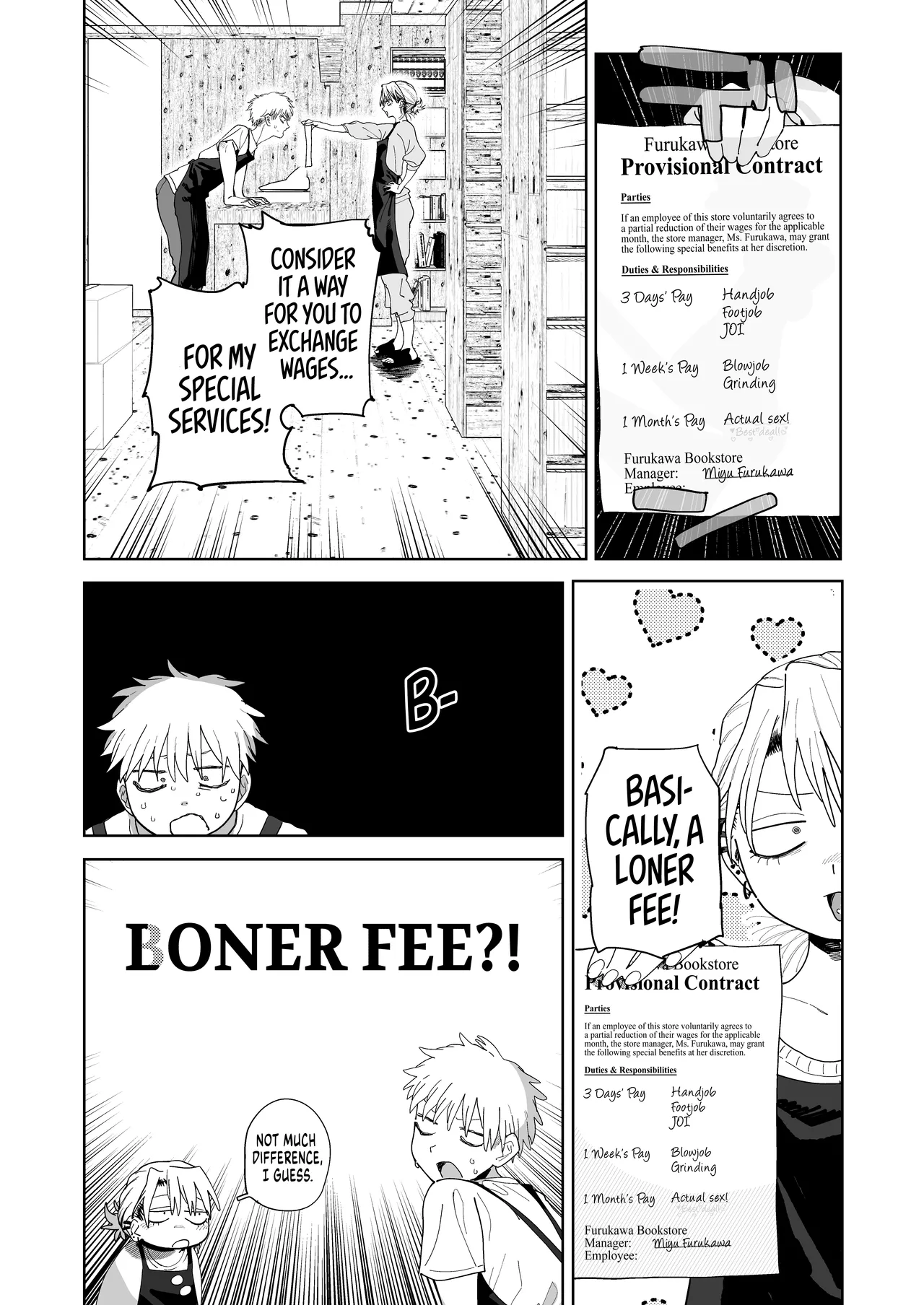 Dekaketsu PowerHara Tenchou ni Shiboraretai! | I Want My Thick, Power-tripping Manager to Wring Me Dry! — preview page 17