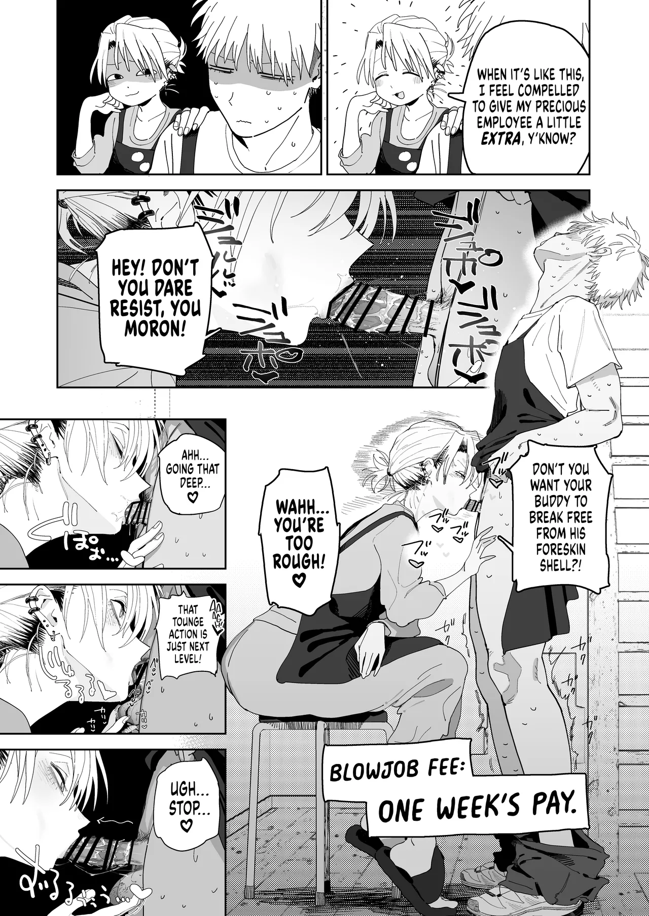 Dekaketsu PowerHara Tenchou ni Shiboraretai! | I Want My Thick, Power-tripping Manager to Wring Me Dry! – Chapter 1 – page 28