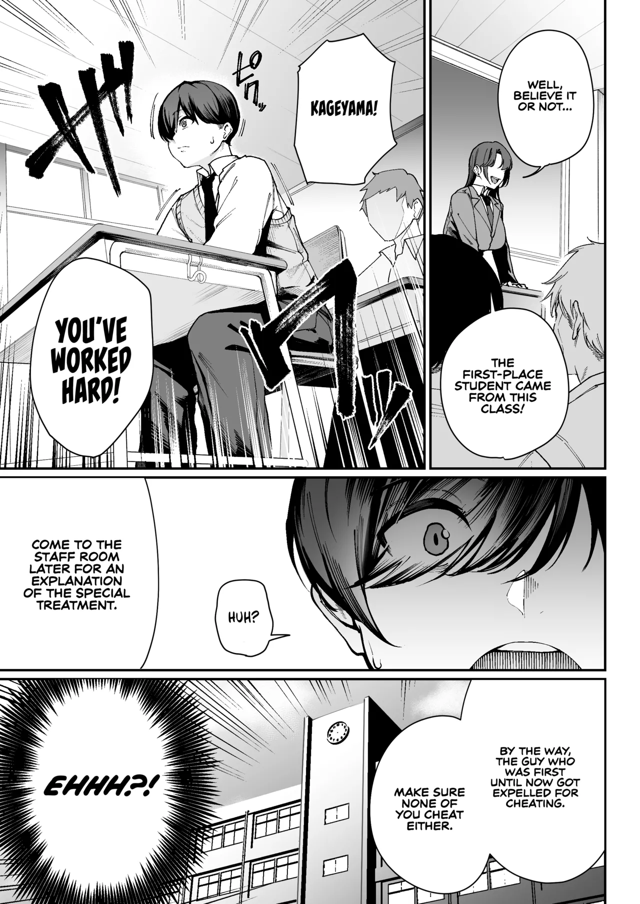 “Tokutai” Sei ni Natta node, Shouwaru Gal o Shimei Shimasu! -Itsumo Tsukue ni Ketsu o Nosetekuru Umezu-san- | Now That I’m a ‘Special Treatment’ Student, I’ll Choose the Ill-natured Gyaru! -Umezu-san, Who Always Puts Her Ass on My Desk- — preview page 6