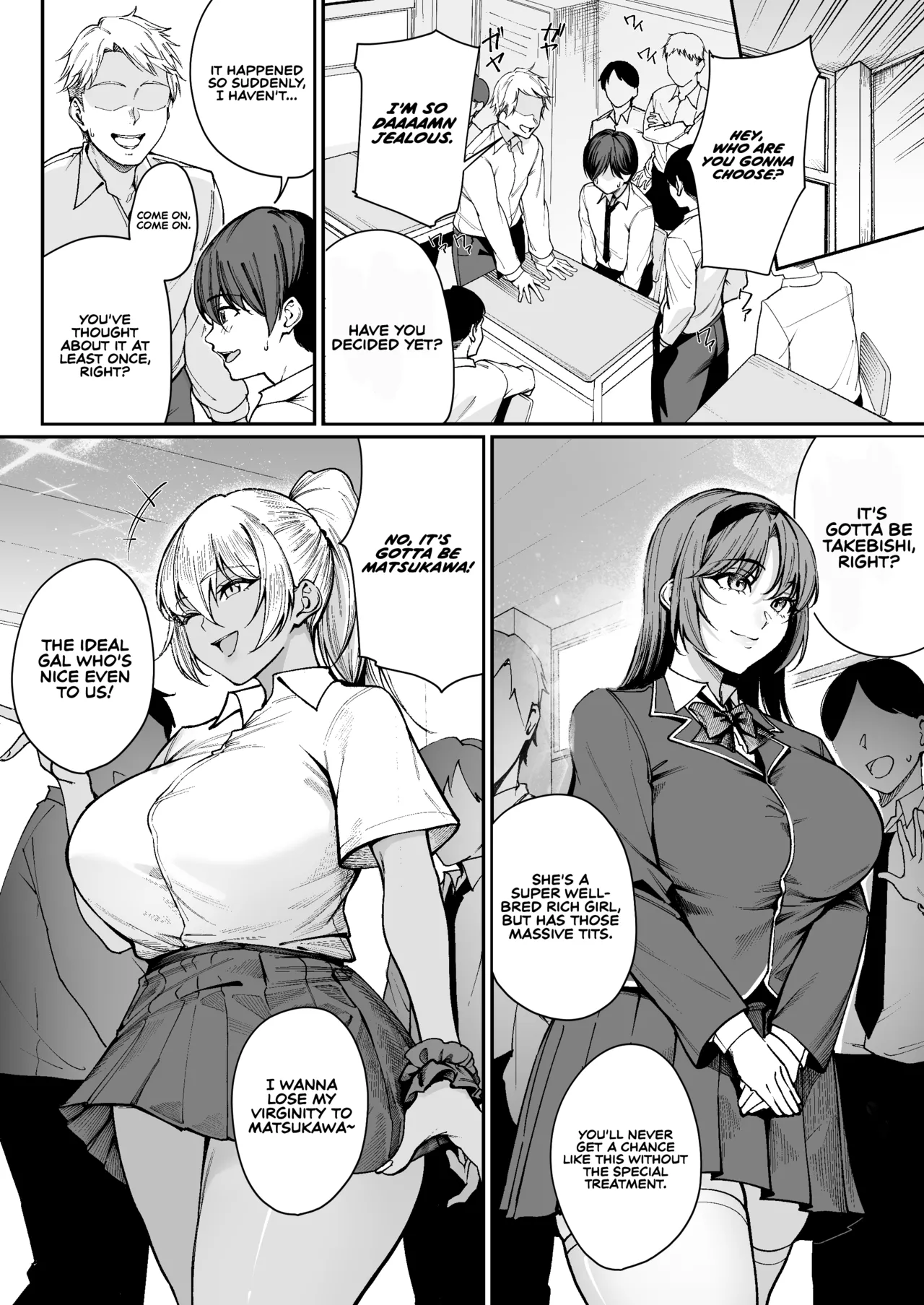 “Tokutai” Sei ni Natta node, Shouwaru Gal o Shimei Shimasu! -Itsumo Tsukue ni Ketsu o Nosetekuru Umezu-san- | Now That I’m a ‘Special Treatment’ Student, I’ll Choose the Ill-natured Gyaru! -Umezu-san, Who Always Puts Her Ass on My Desk- — preview page 7