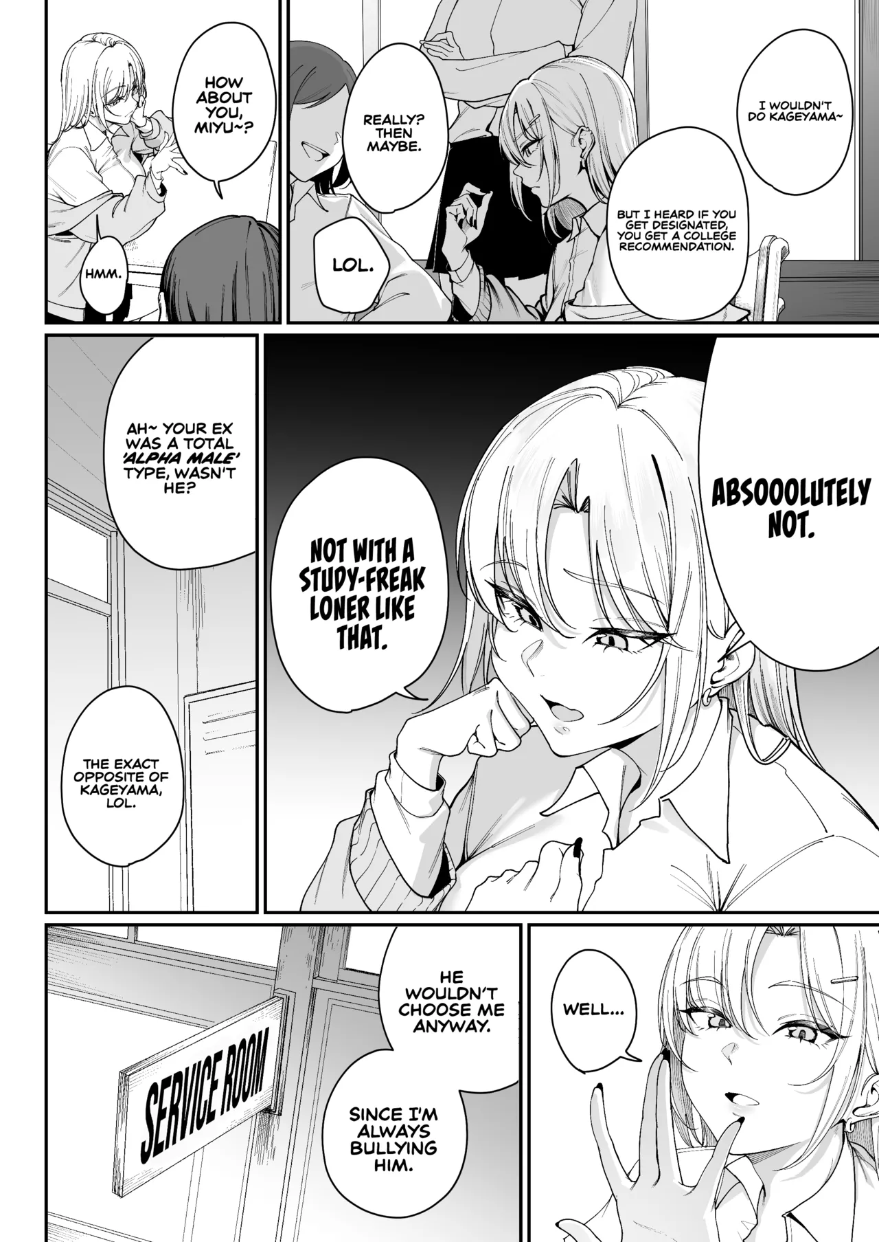 “Tokutai” Sei ni Natta node, Shouwaru Gal o Shimei Shimasu! -Itsumo Tsukue ni Ketsu o Nosetekuru Umezu-san- | Now That I’m a ‘Special Treatment’ Student, I’ll Choose the Ill-natured Gyaru! -Umezu-san, Who Always Puts Her Ass on My Desk- — preview page 9