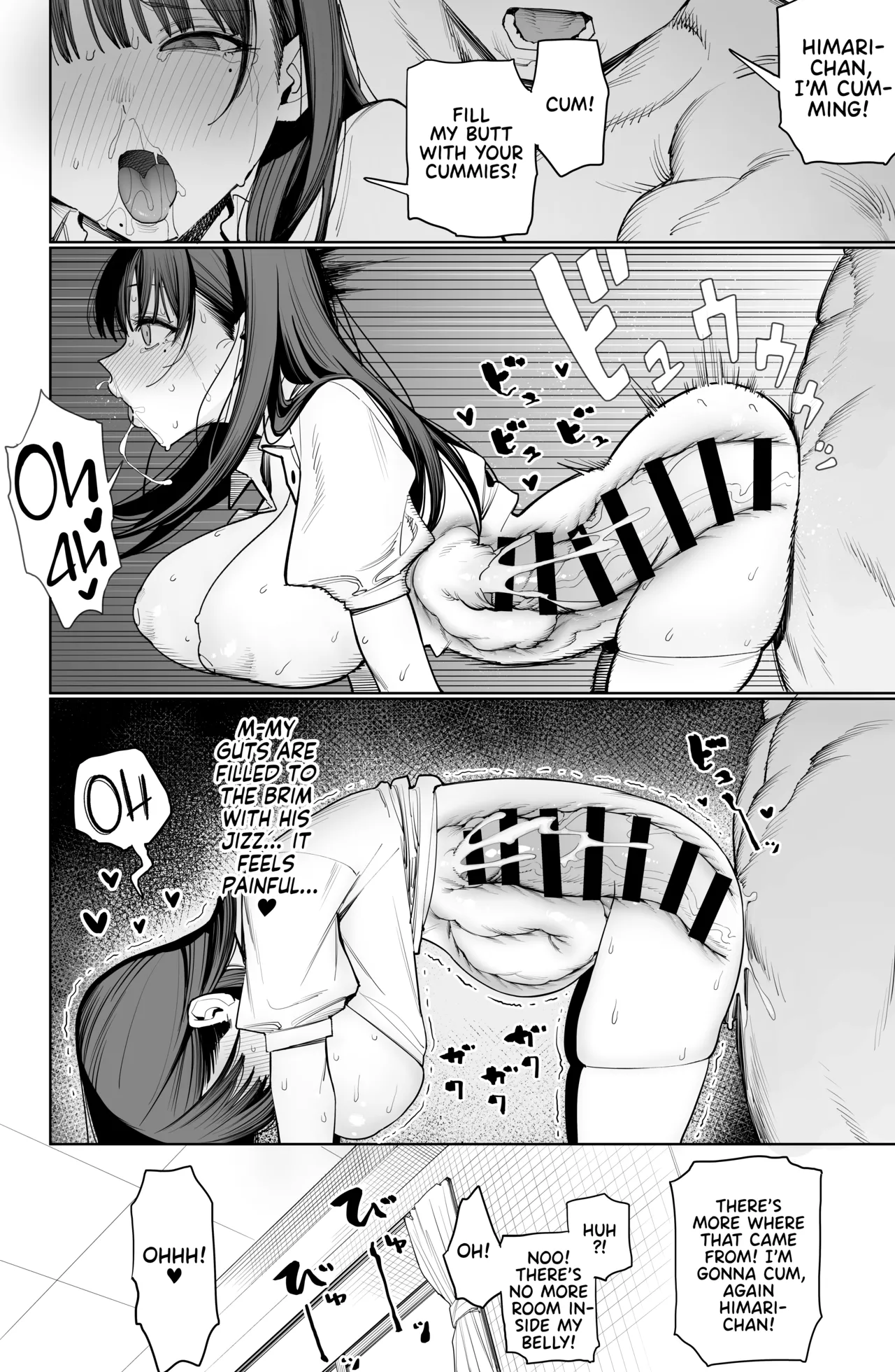 Dekachin no Tairyou Shasei de Botebara Anal Sex | I Gave My Cousin a Preggo Tummy After Cumming Buckets Inside Her! – Chapter 1 – page 50