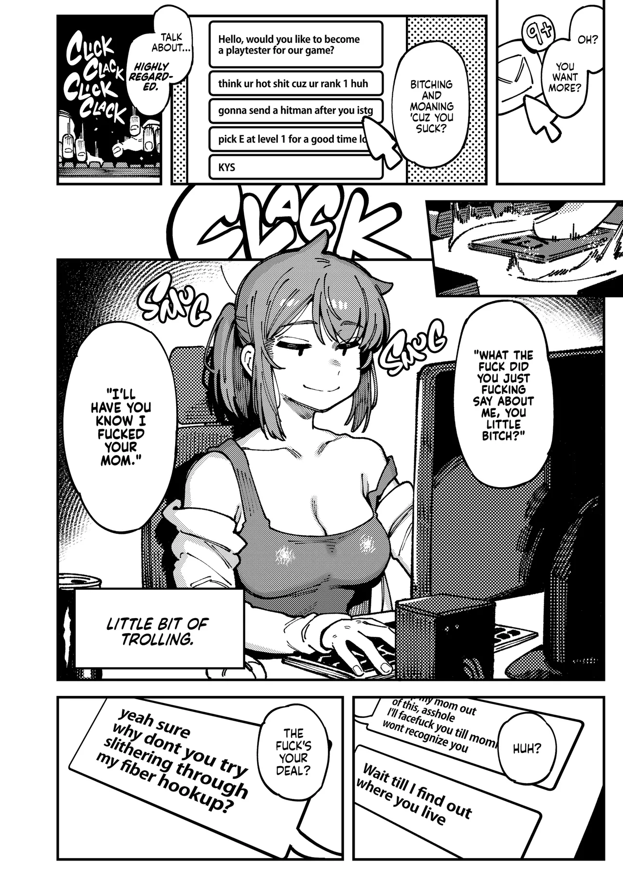 Watashi ni Konna Kuchi Kiite, Oya Gatcha Shippai shita no ka | Don’t Feed the Trolls — preview page 3