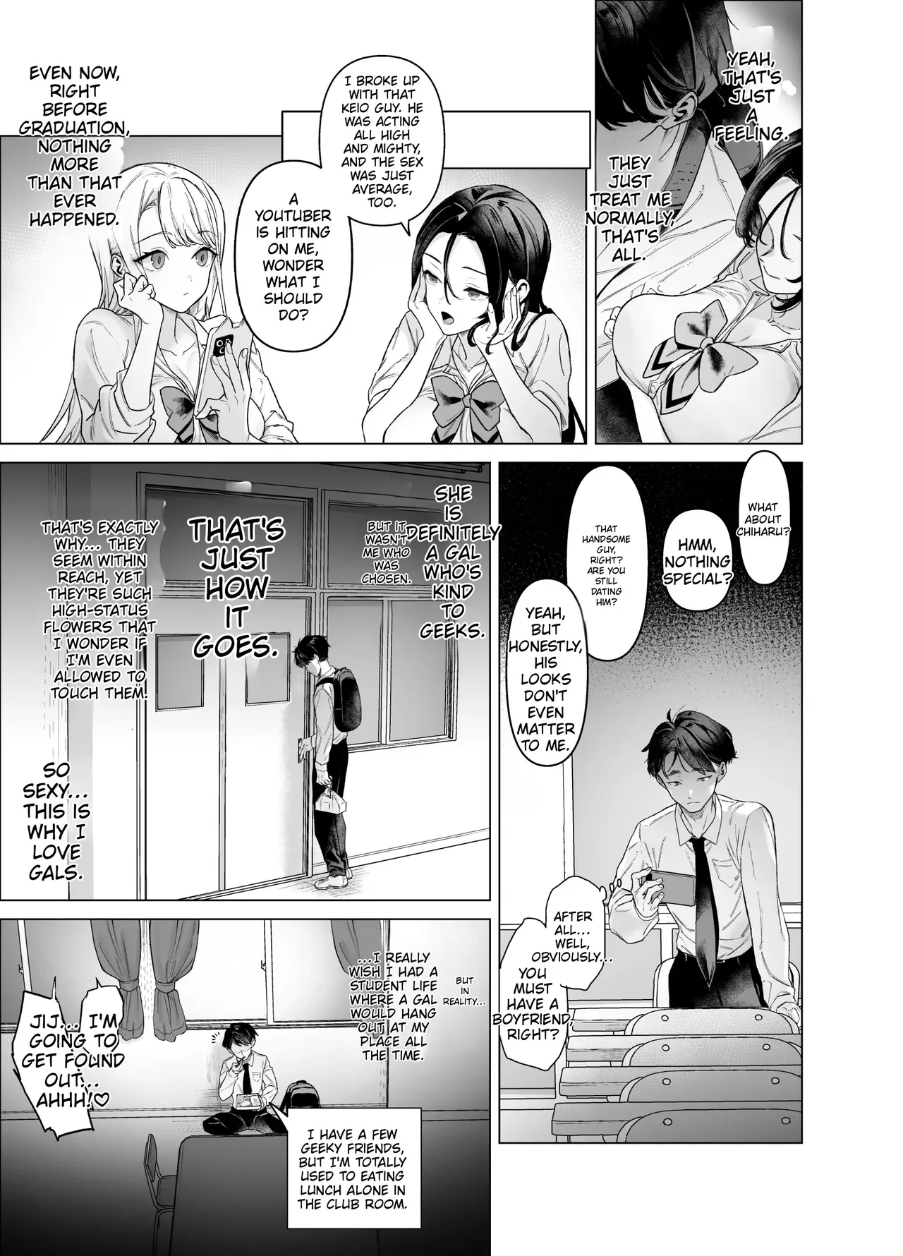 Shitate ni wa Denai kedo Chinko ni wa Yowai Gyaru-chan to Kyokon Otaku! | A gal who doesn’t act submissive but is weak for a big cock, and a huge-dicked otaku. — preview page 9