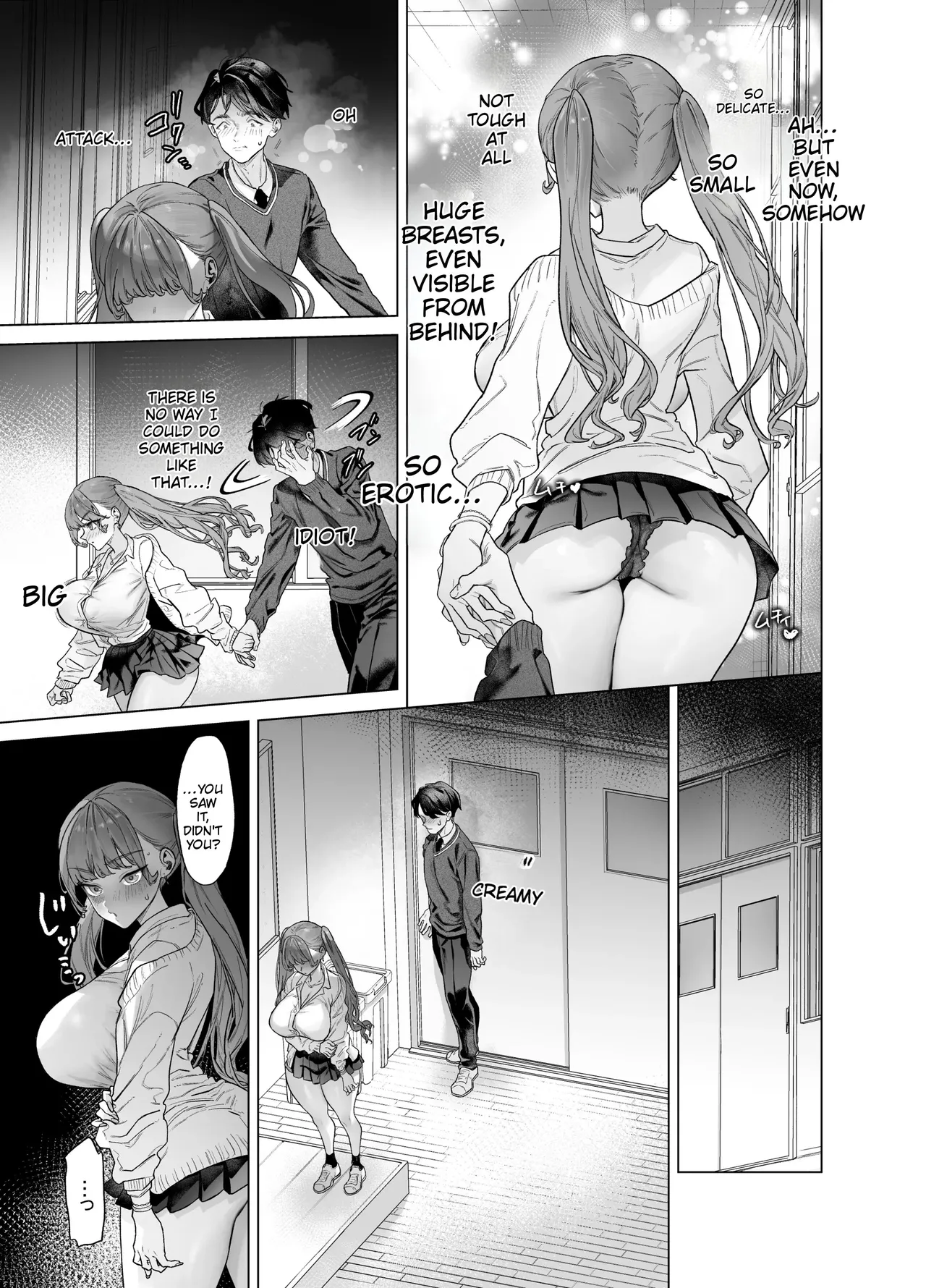 Shitate ni wa Denai kedo Chinko ni wa Yowai Gyaru-chan to Kyokon Otaku! | A gal who doesn’t act submissive but is weak for a big cock, and a huge-dicked otaku. — preview page 17