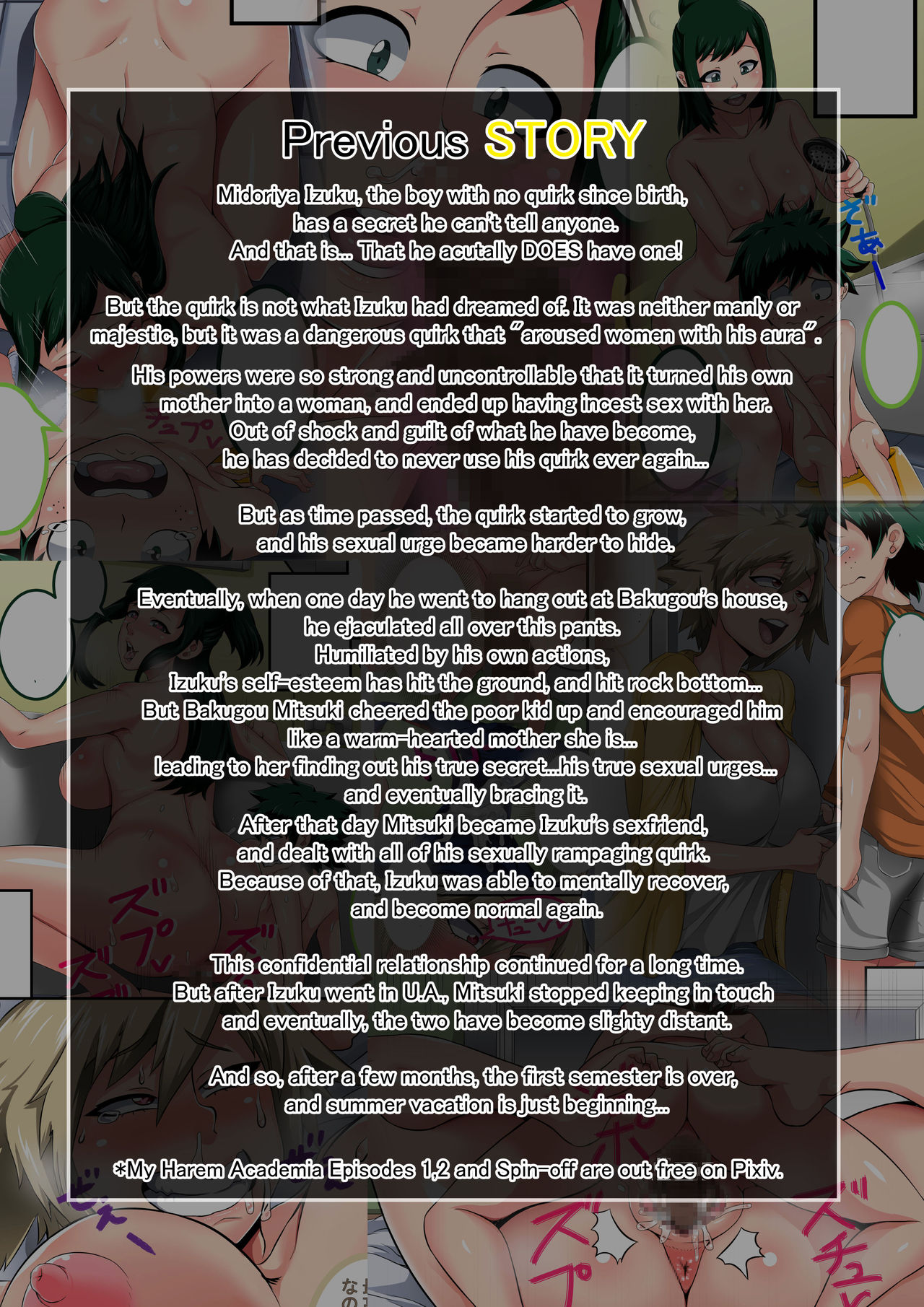 Boku no Harem Academia Bakugou Mama to no Natsuyasumi “Zenpen” — preview page 2